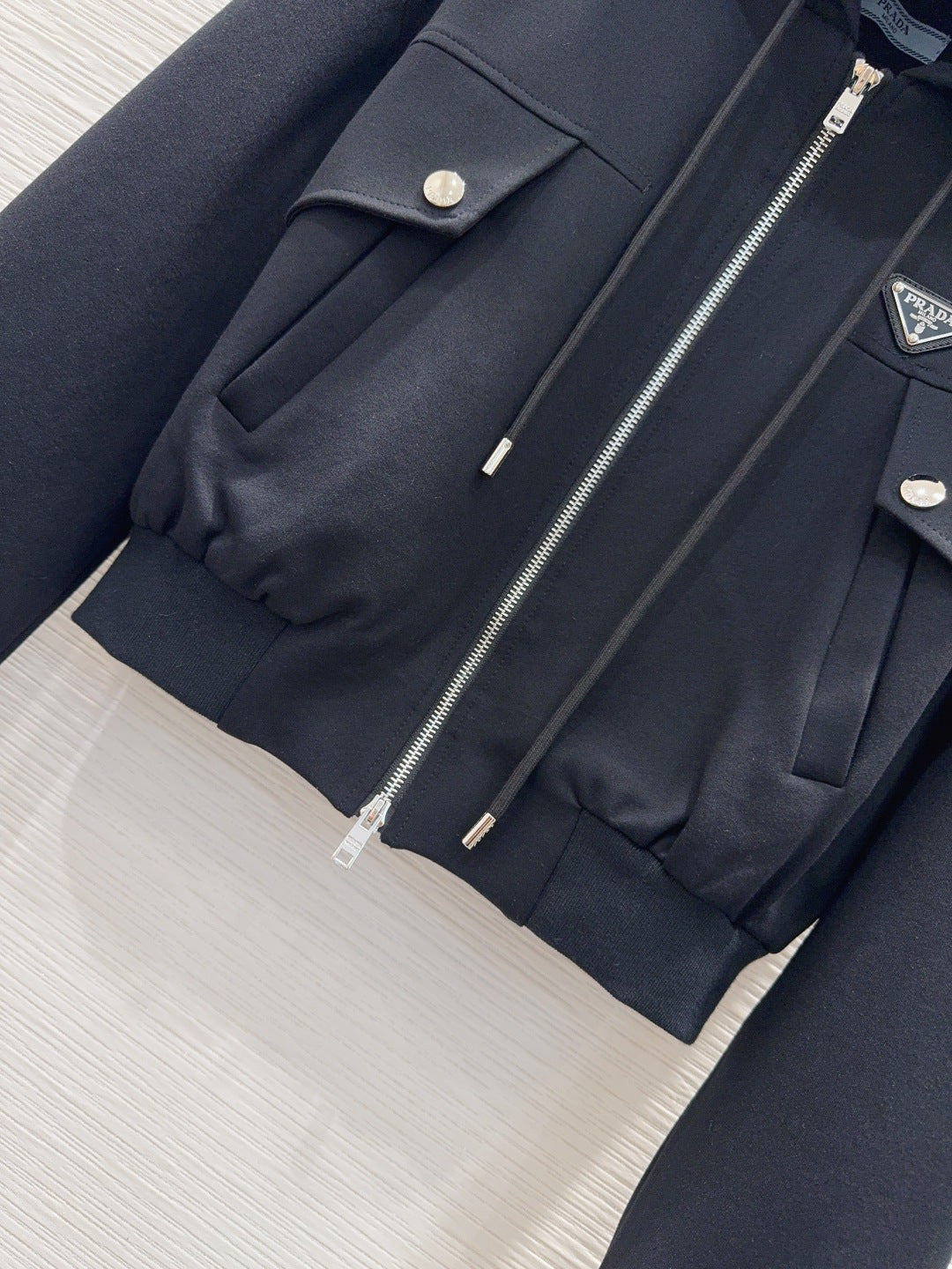 Pra**25fw new black coat