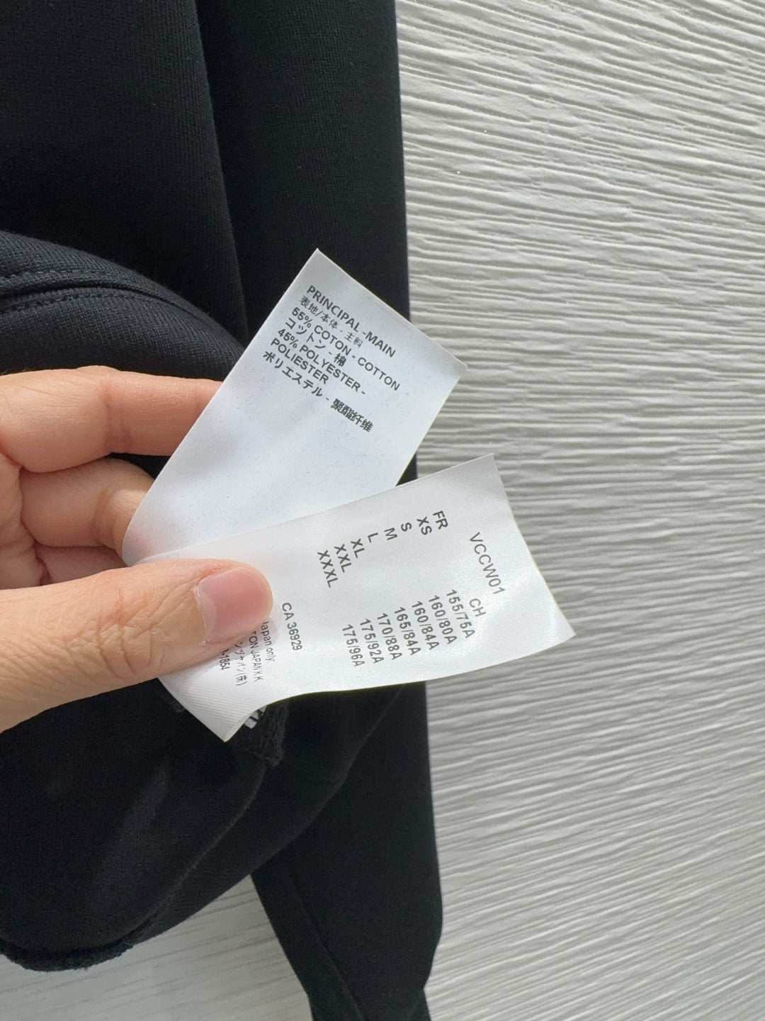 Lou**25fw new black hooded sweatshirt