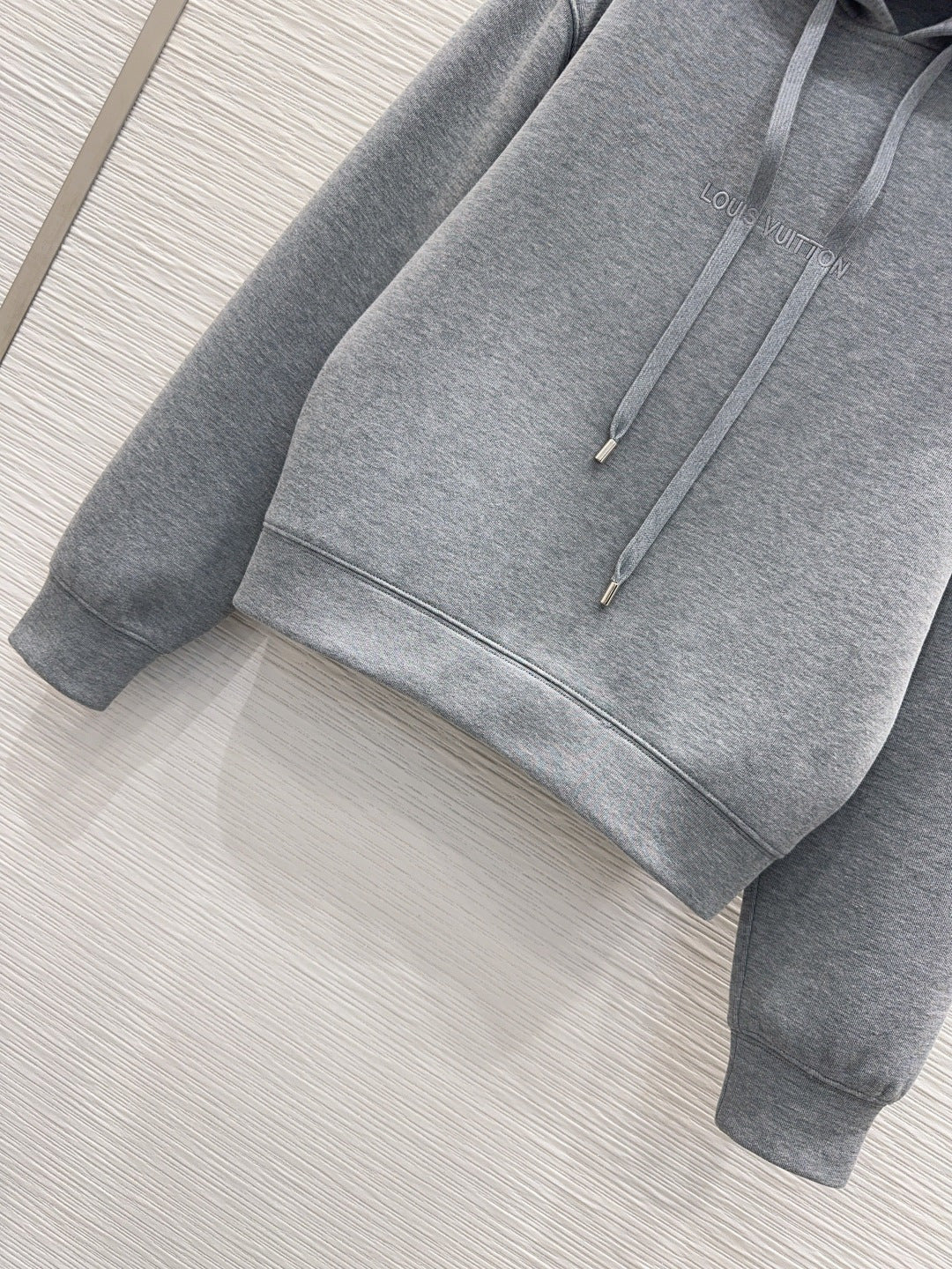 Lou**25fw new gray hooded sweatshirt