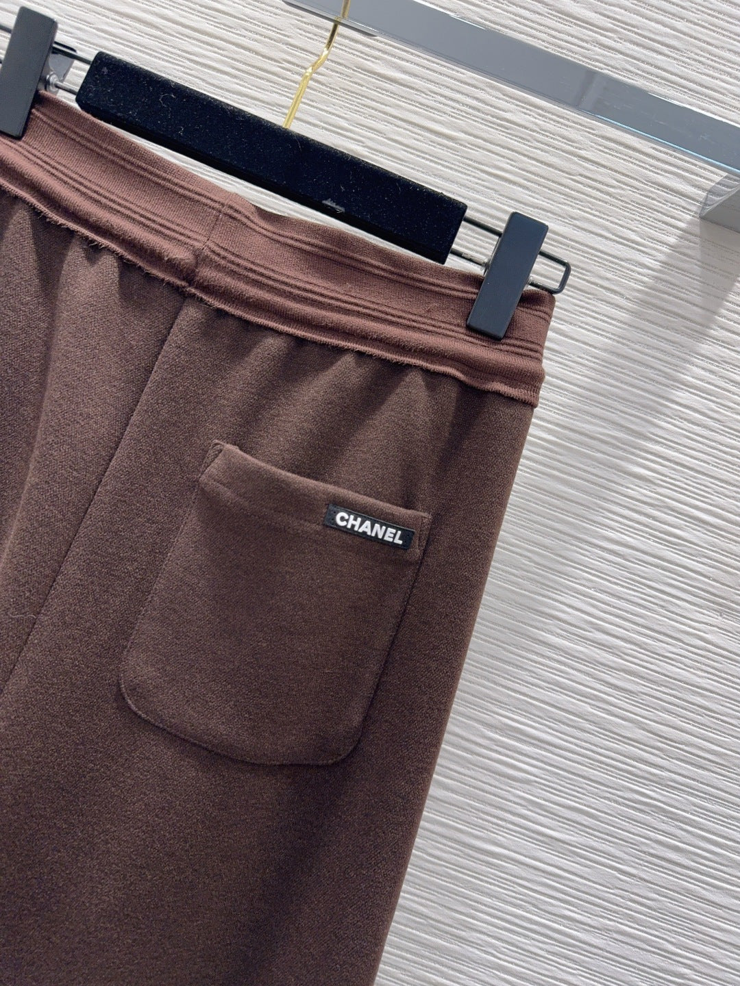 Cha 25fw drawstring wide-leg casual pants