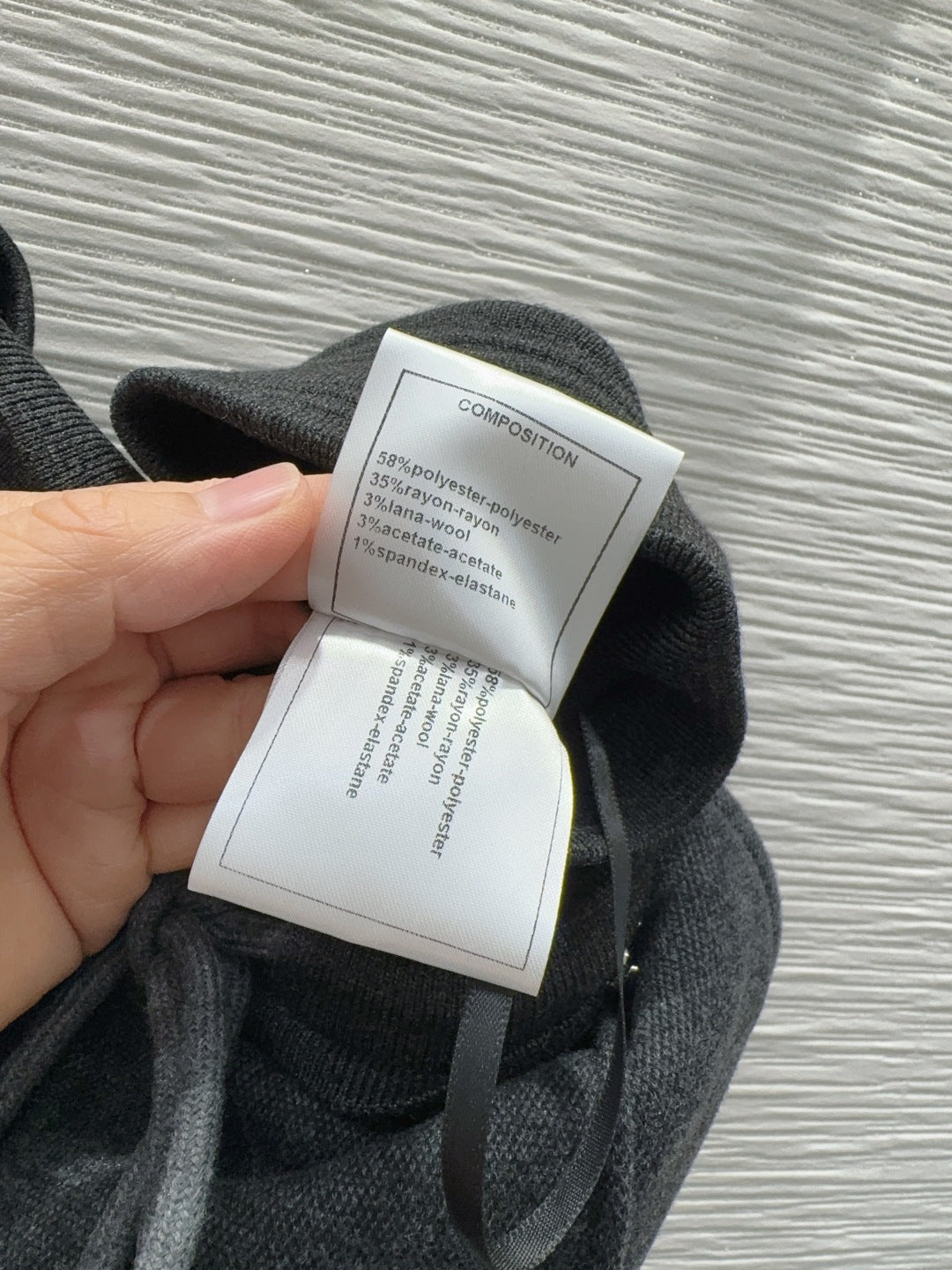 Cha 25fw drawstring wide-leg casual pants