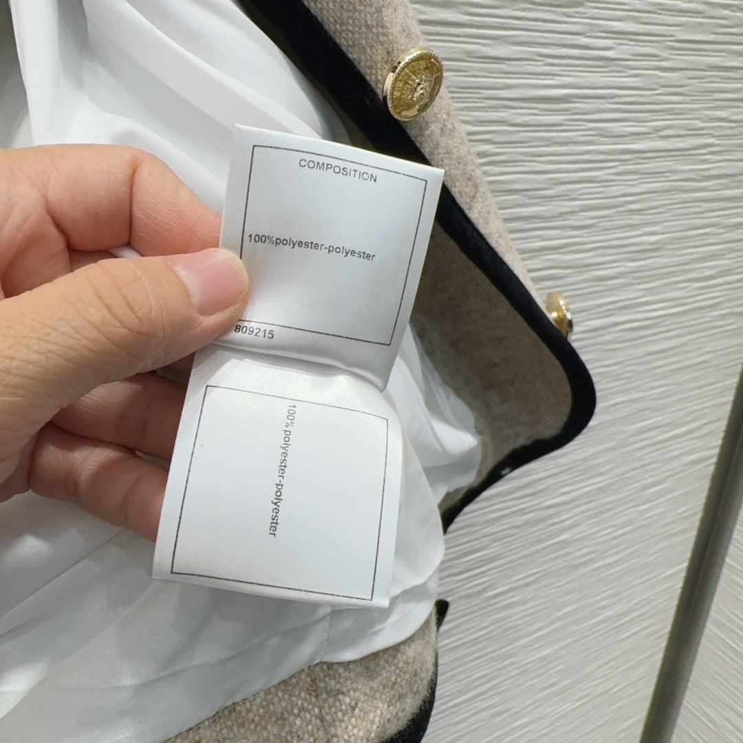 Cha 25fw color-blocked dress jacket