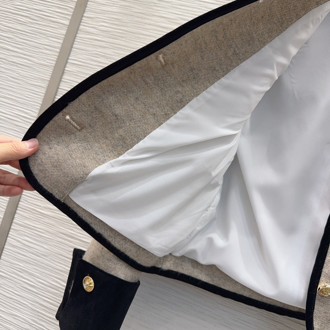 Cha 25fw color-blocked dress jacket