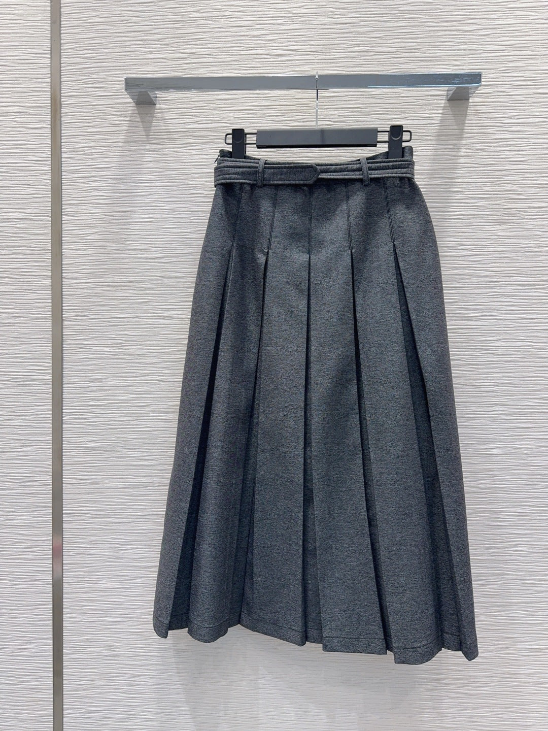 Cd 25fw new pleated long skirt