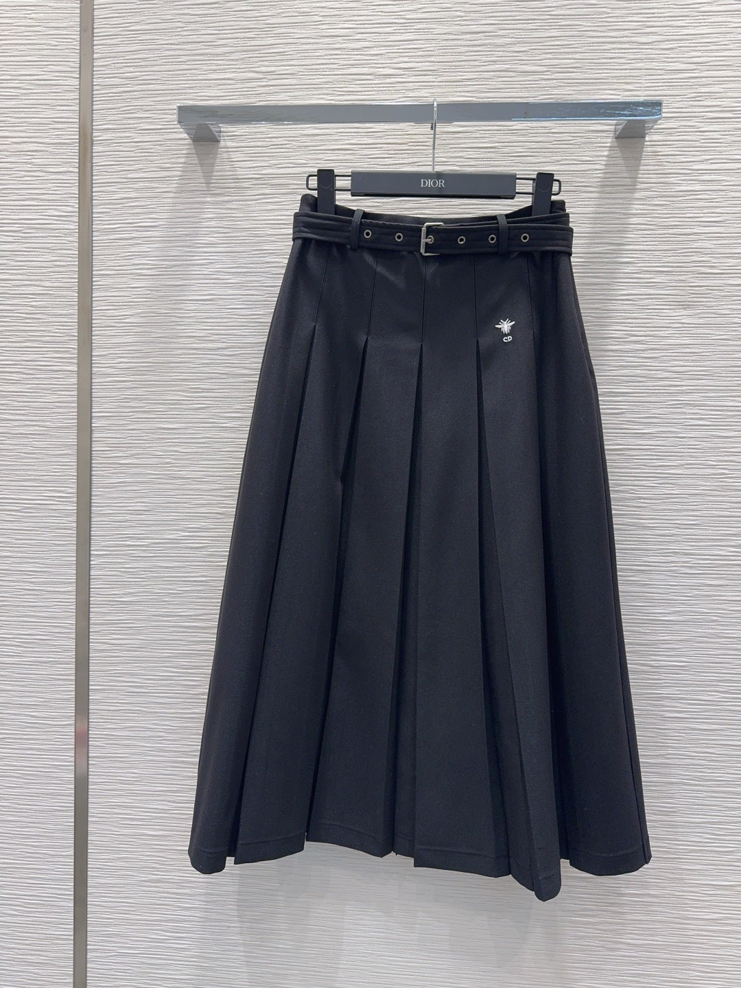 Cd 25fw new pleated long skirt