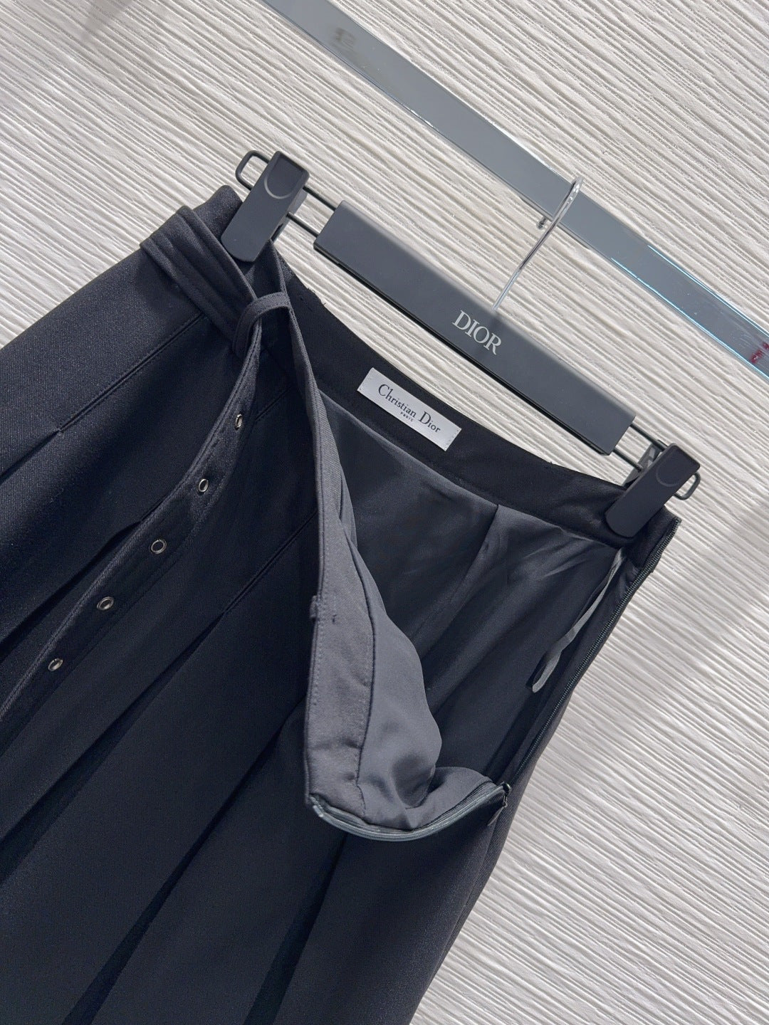 Cd 25fw new pleated long skirt