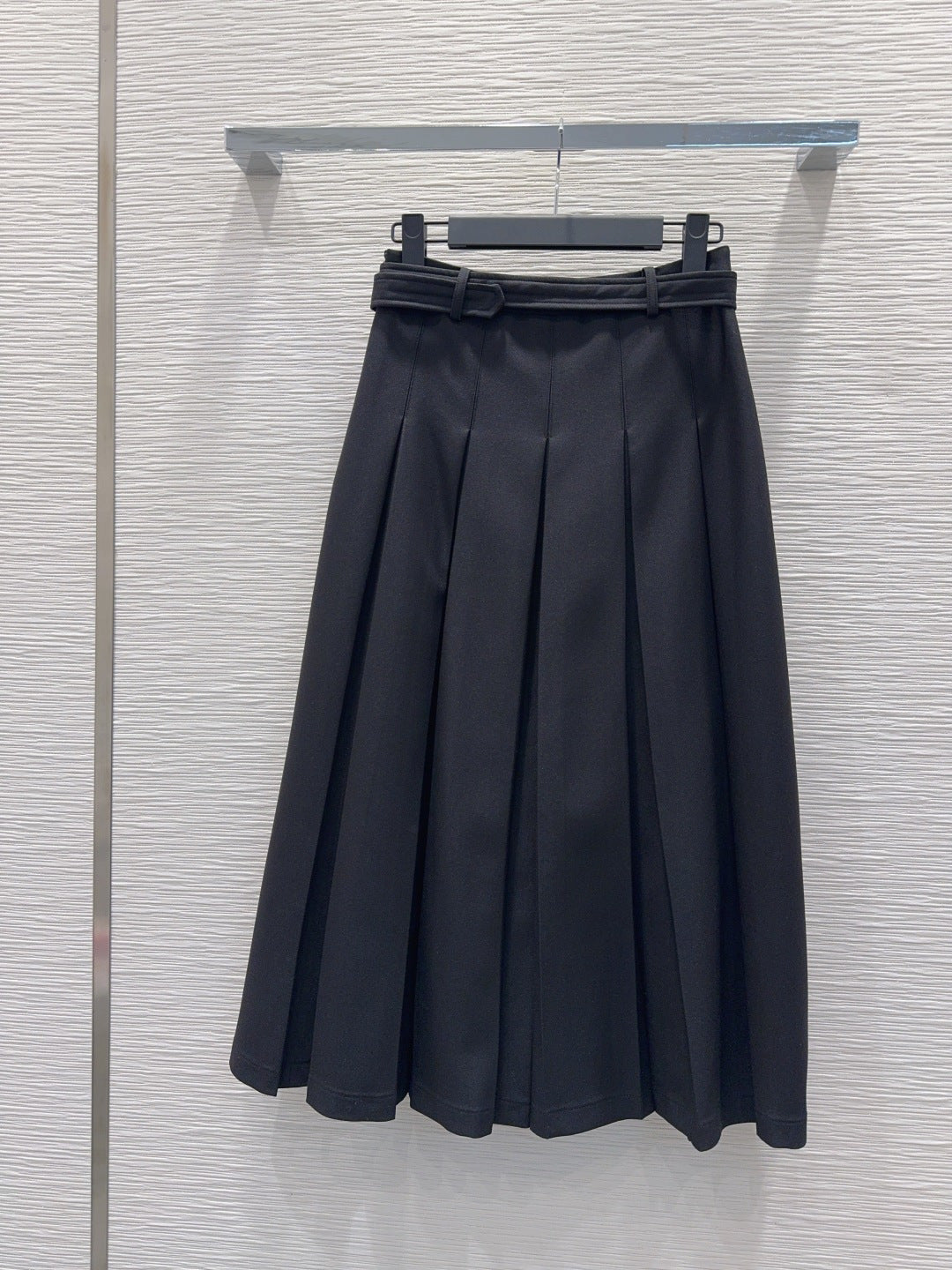 Cd 25fw new pleated long skirt