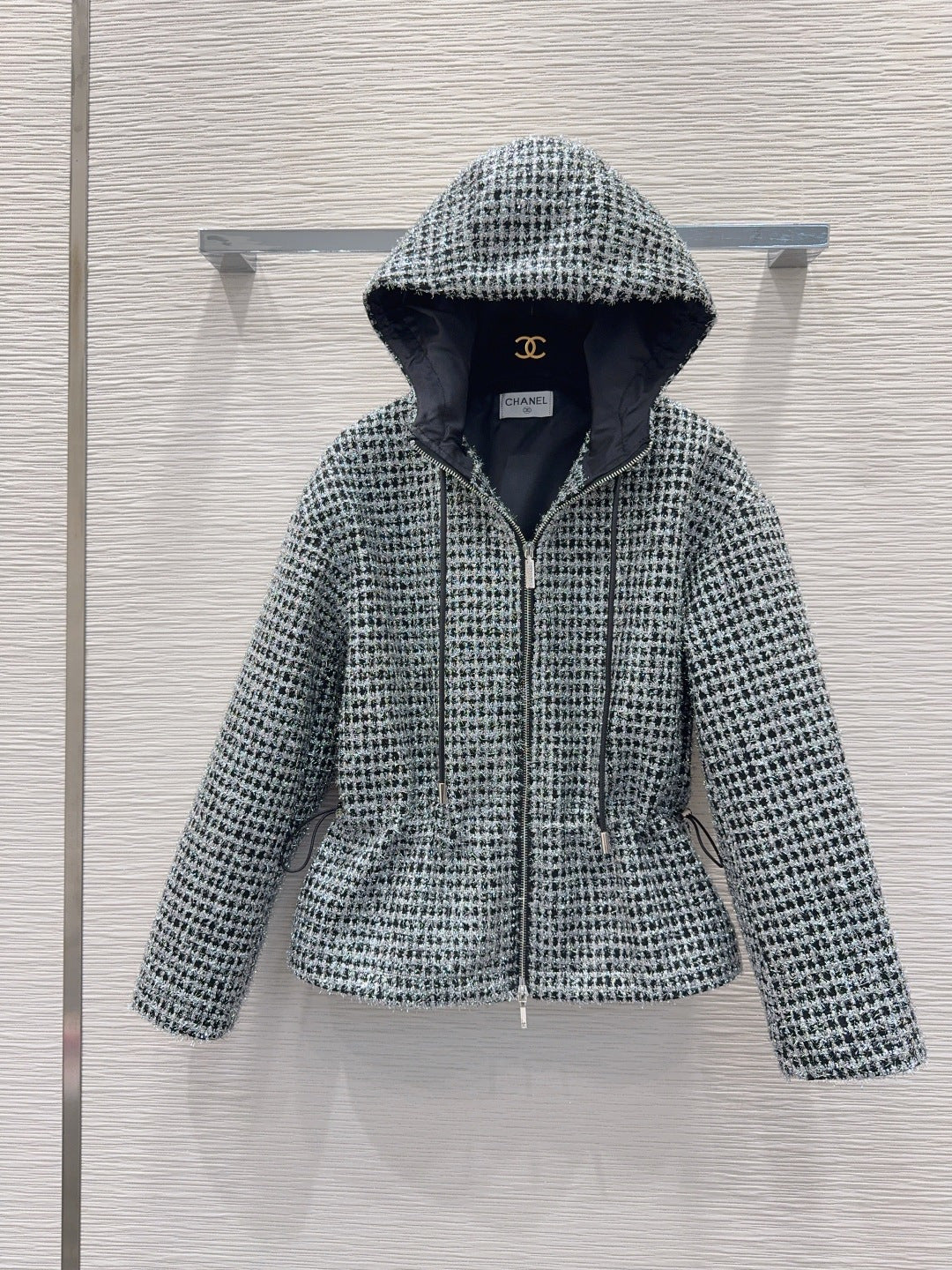 Cha 25fw new coarse-woven brushed coat