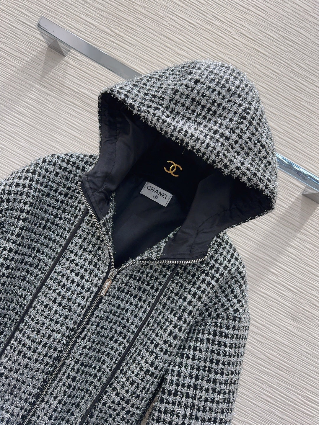 Cha 25fw new coarse-woven brushed coat