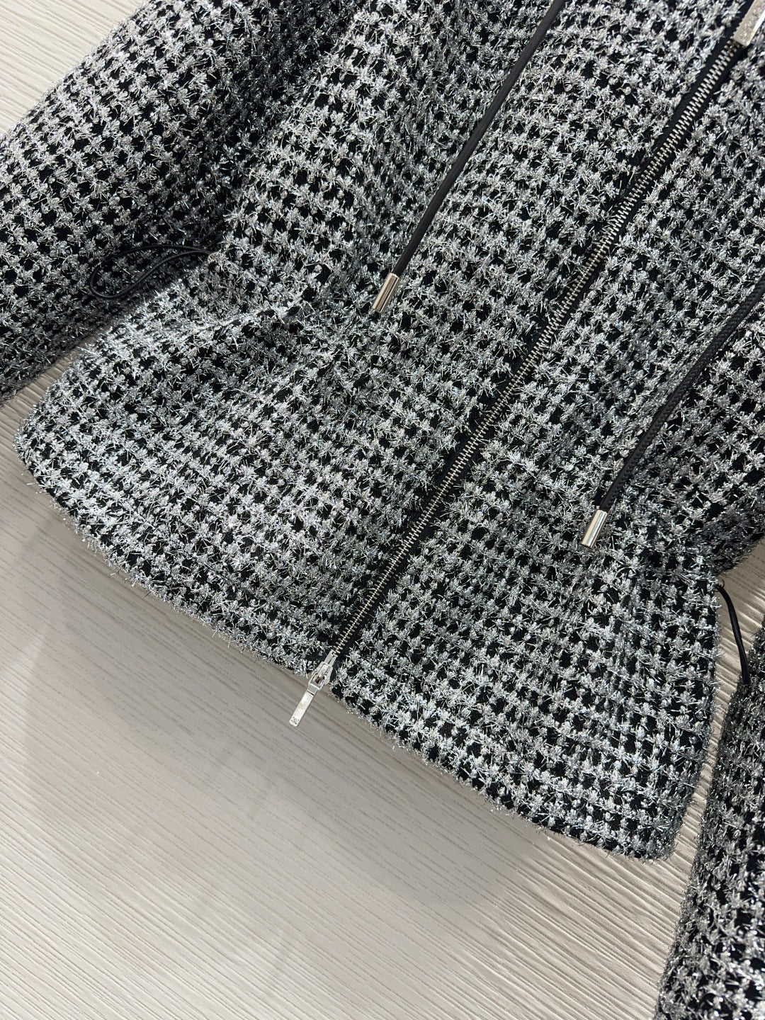 Cha 25fw new coarse-woven brushed coat