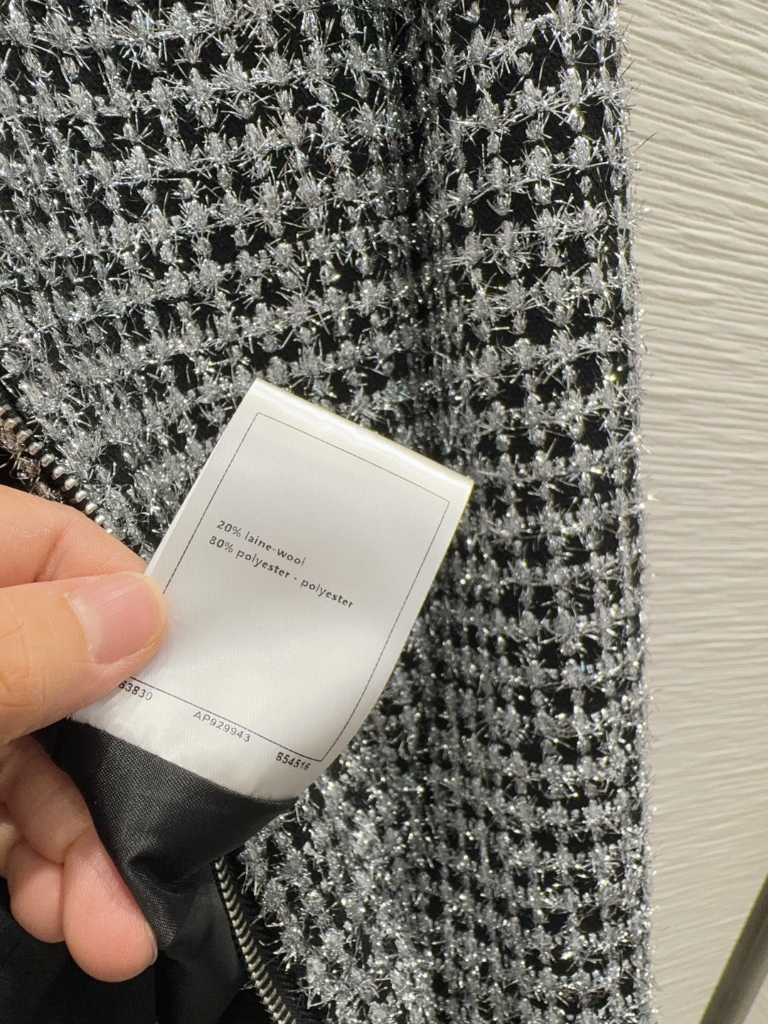 Cha 25fw new coarse-woven brushed coat