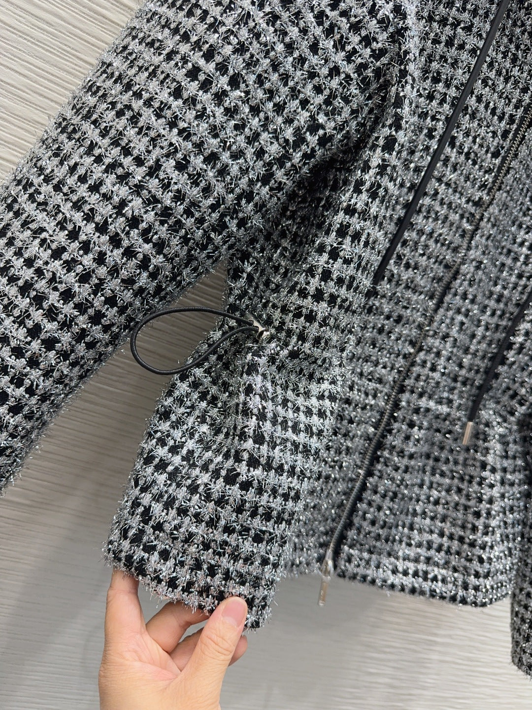 Cha 25fw new coarse-woven brushed coat