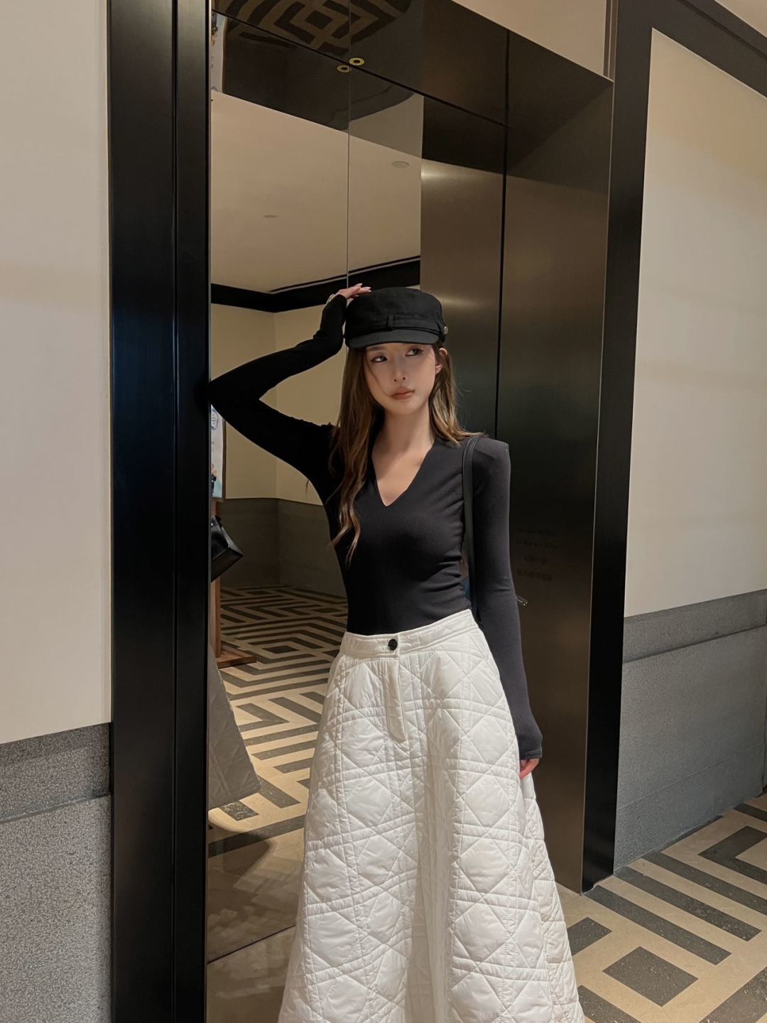 Cd 25fw new quilted jacket