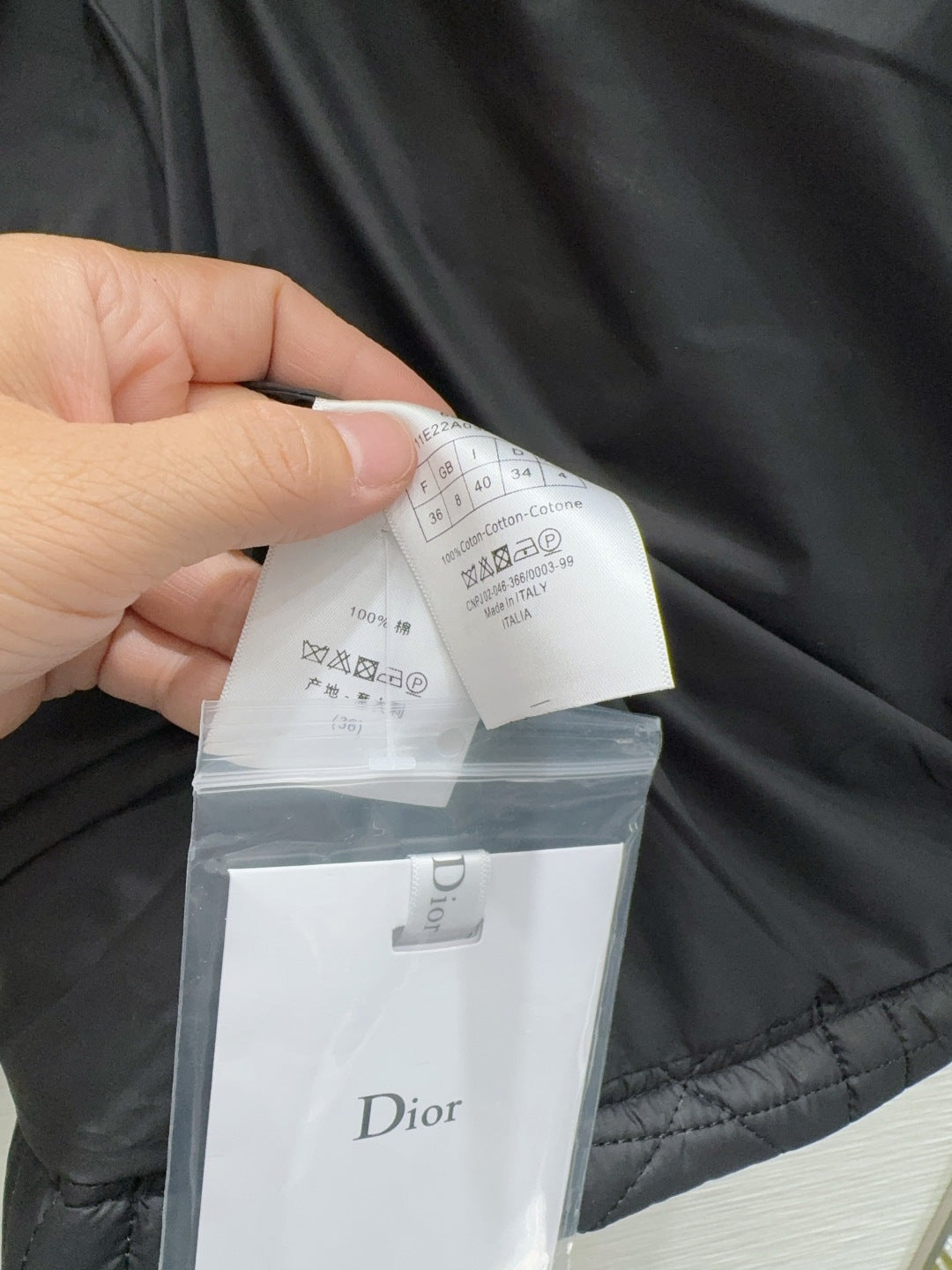 Cd 25fw new quilted jacket