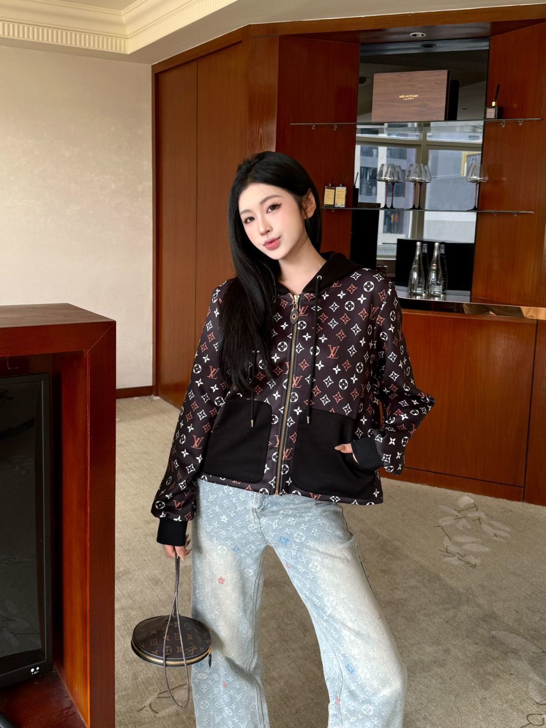 Lou 25fw New Air Layer Print Jacket