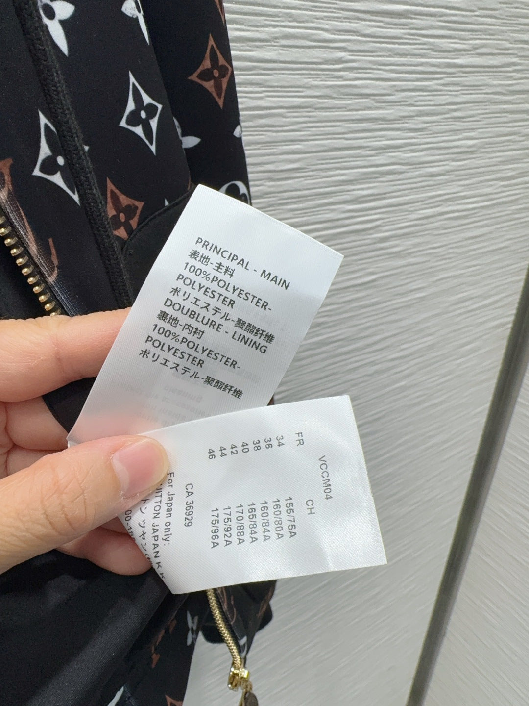 Lou 25fw New Air Layer Print Jacket