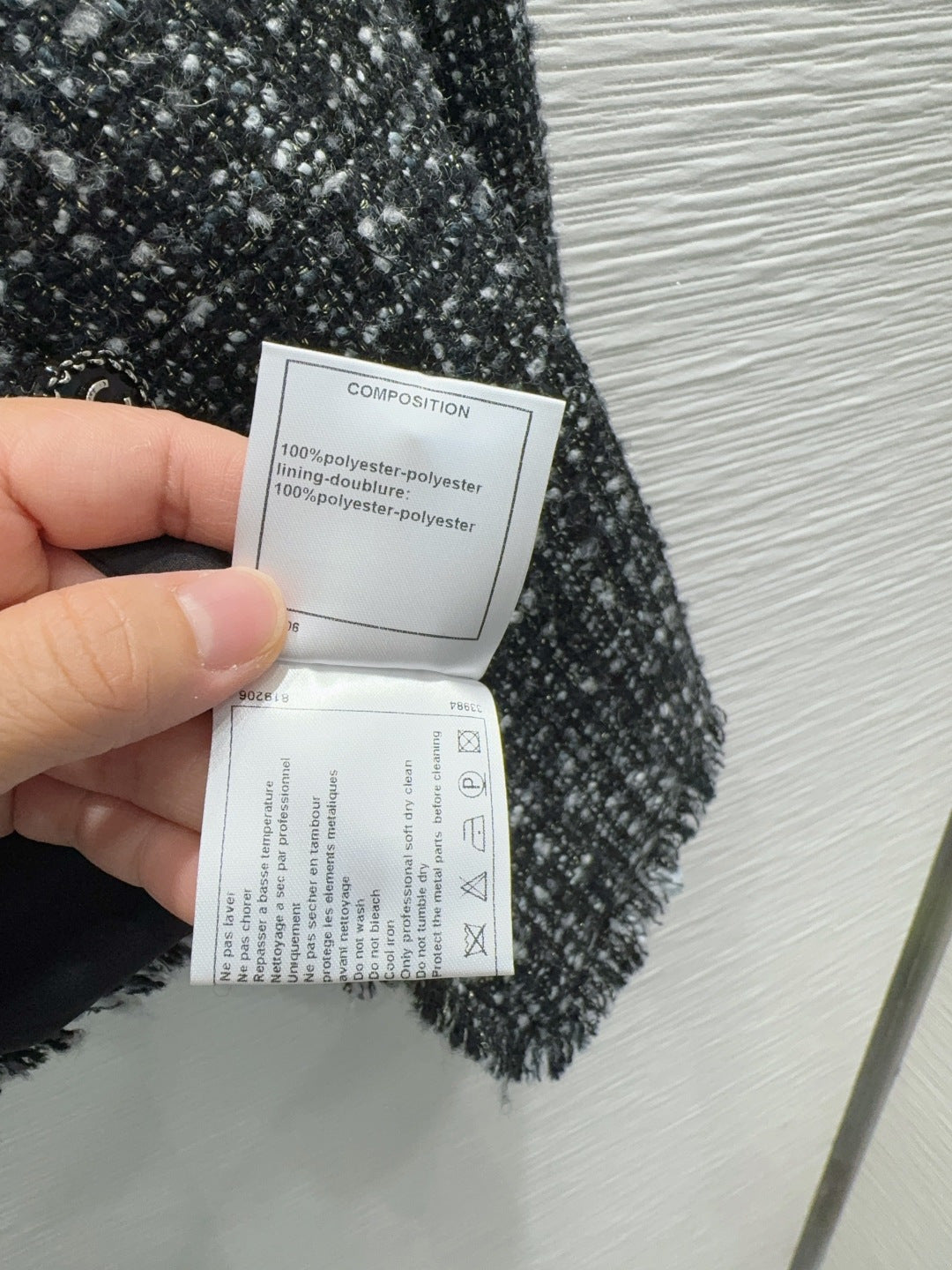 Cha 25fw new coarse-woven brushed coat