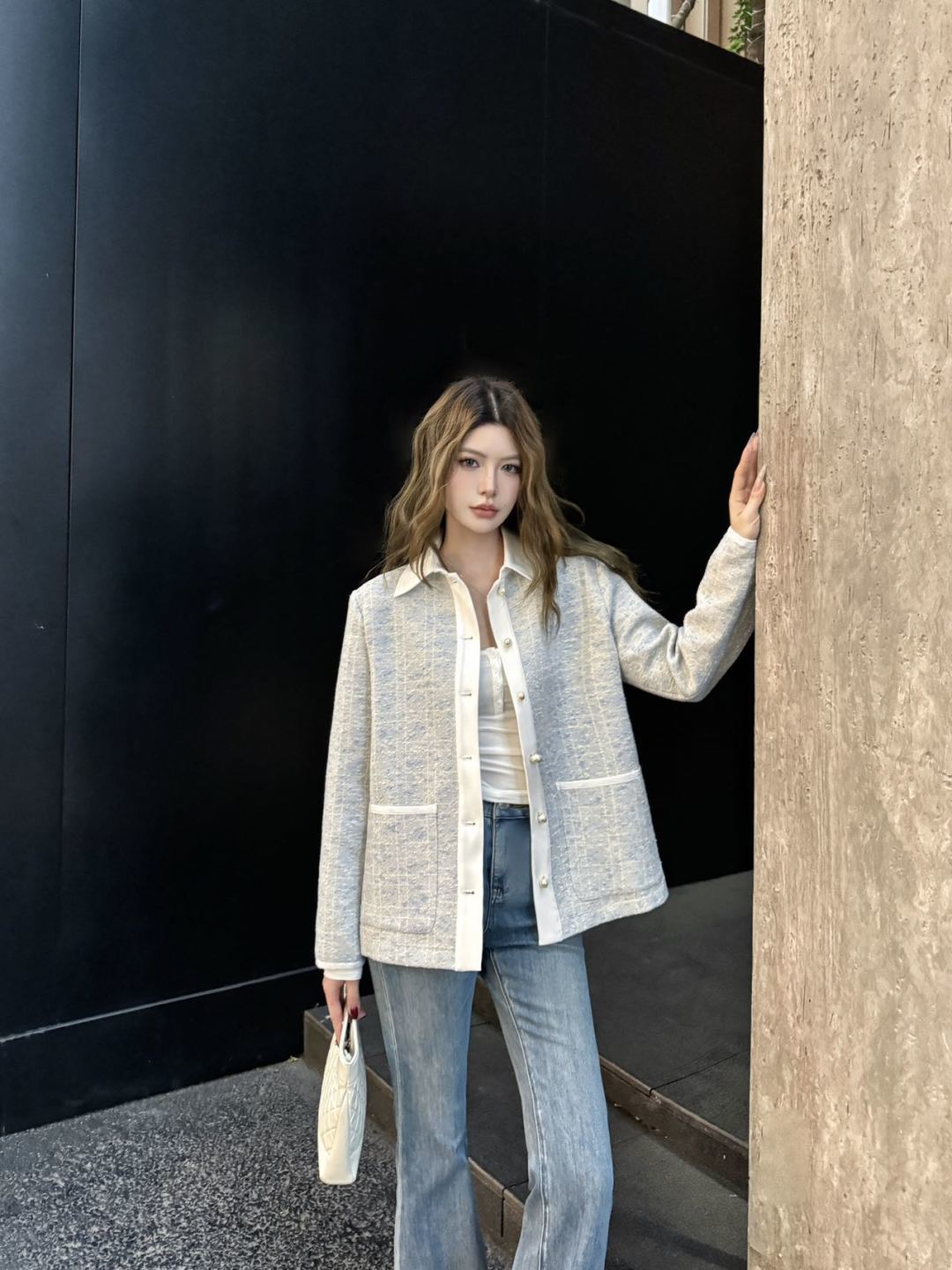 Cd 25fw cannage jacquard shirt jacket