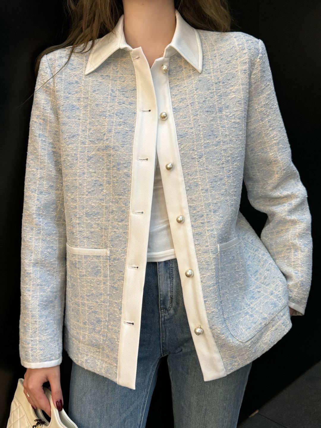 Cd 25fw cannage jacquard shirt jacket