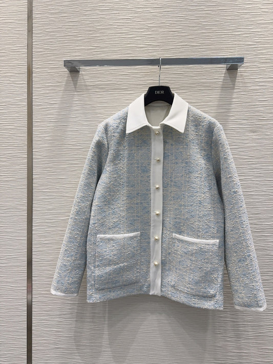 Cd 25fw cannage jacquard shirt jacket