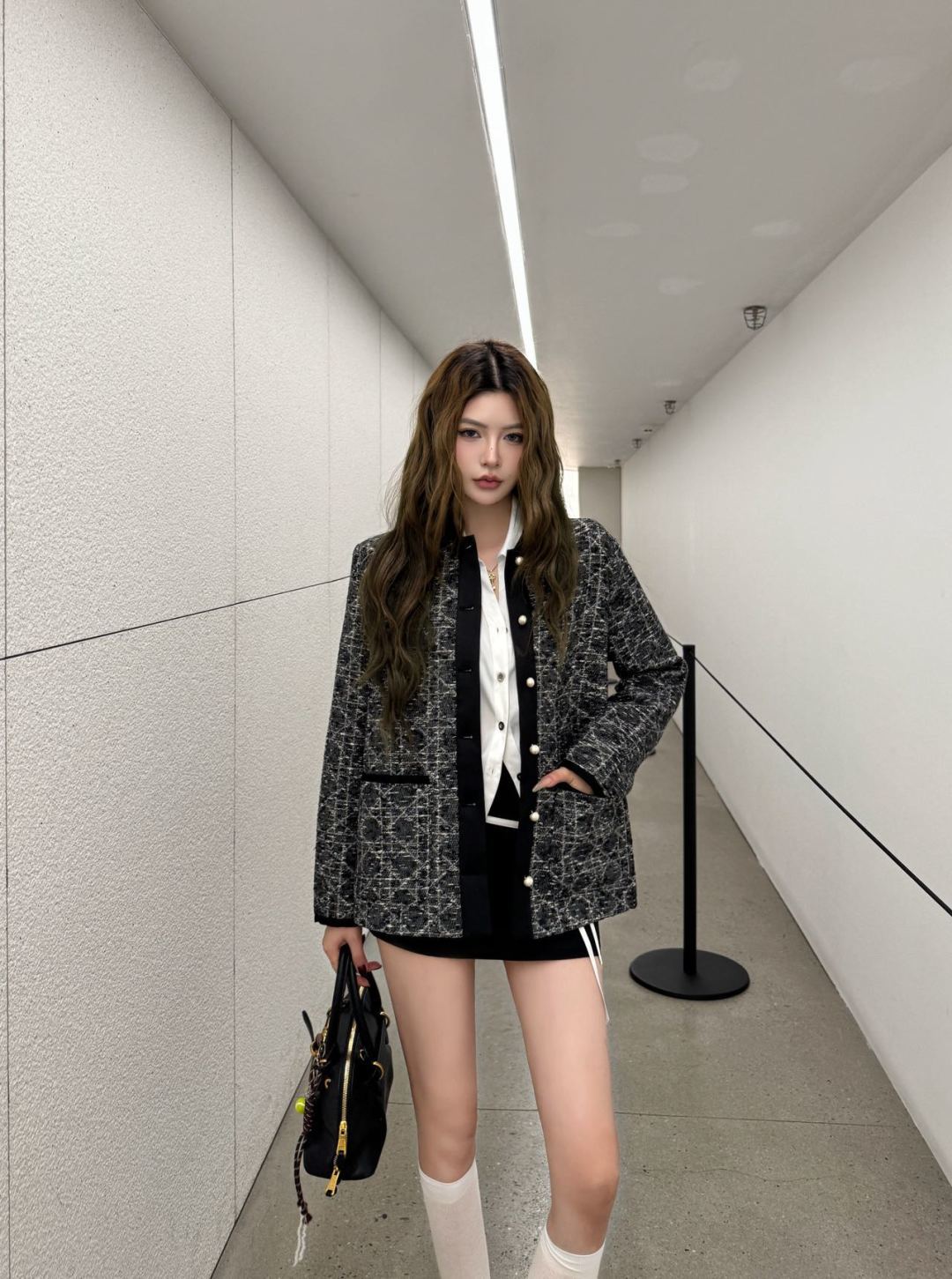 Cd 25fw cannage jacquard shirt jacket