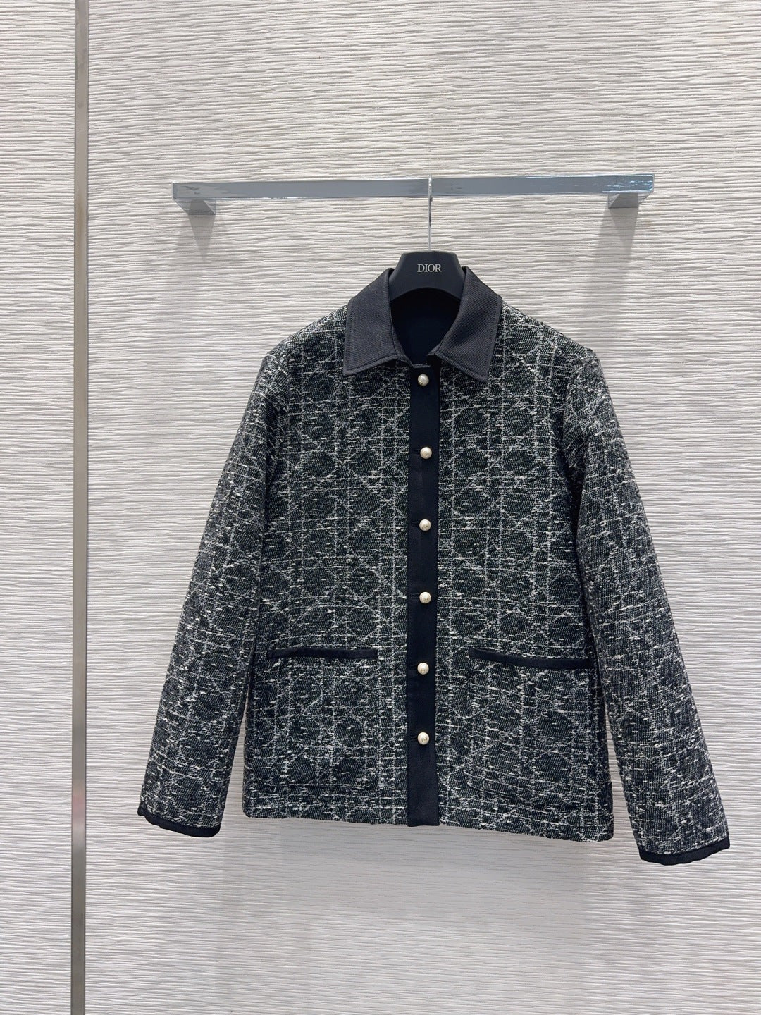 Cd 25fw cannage jacquard shirt jacket