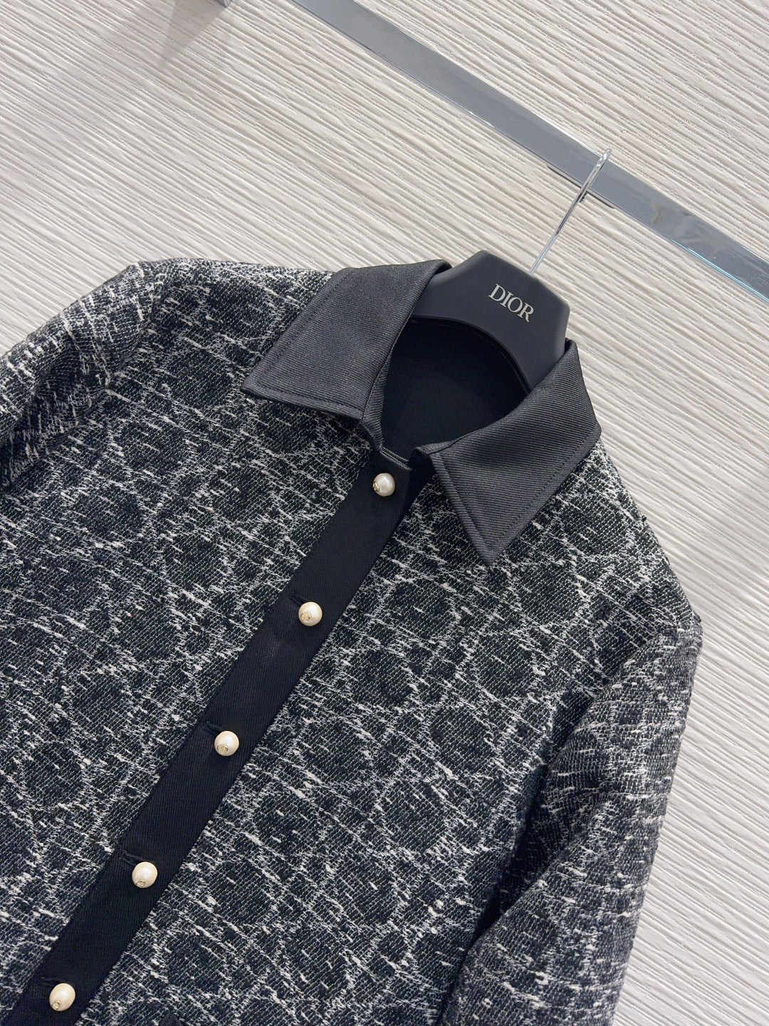 Cd 25fw cannage jacquard shirt jacket