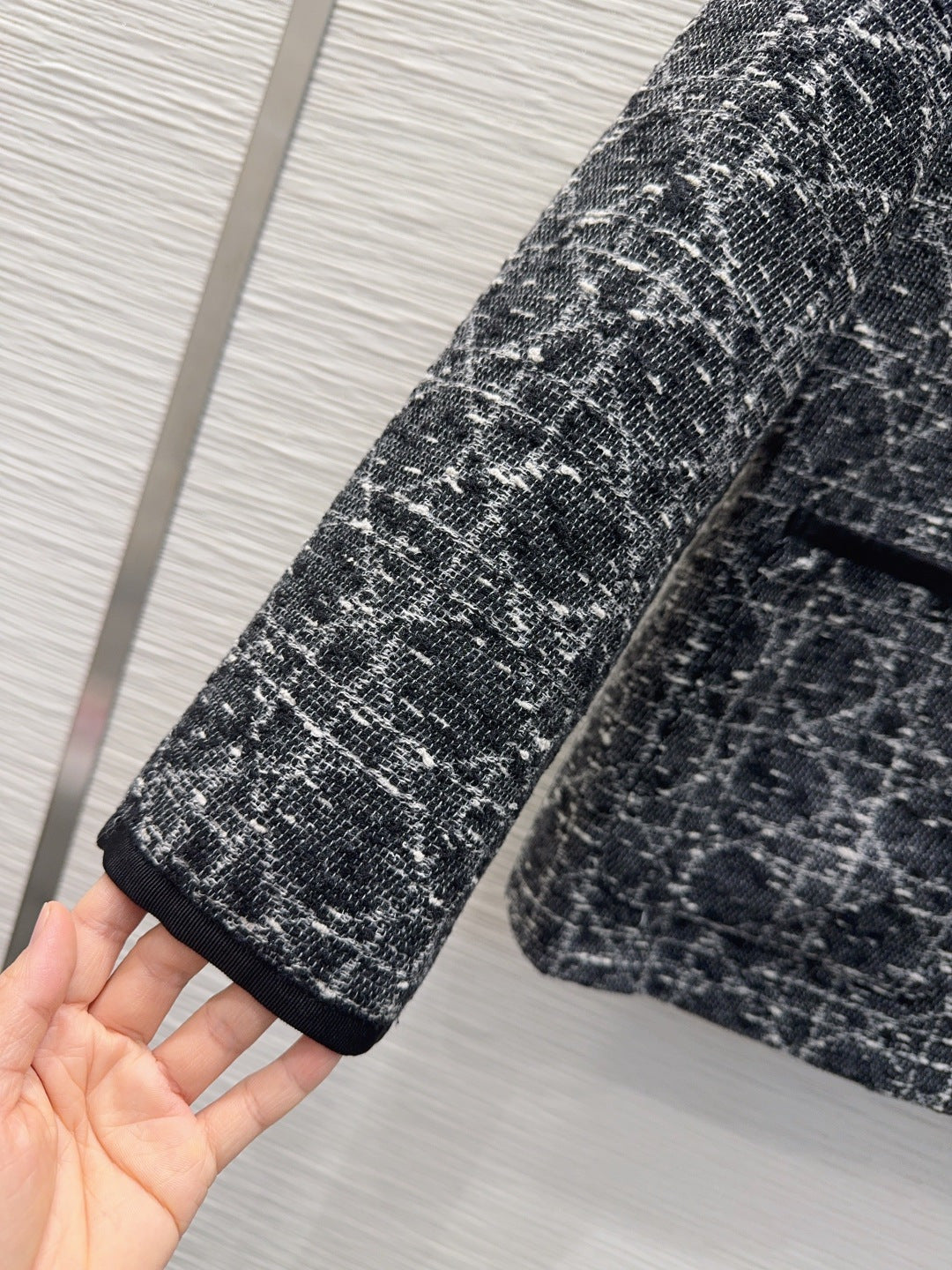 Cd 25fw cannage jacquard shirt jacket