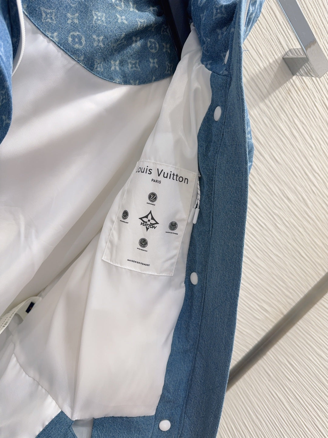 Lou**25fw new down jacket with printed fabric