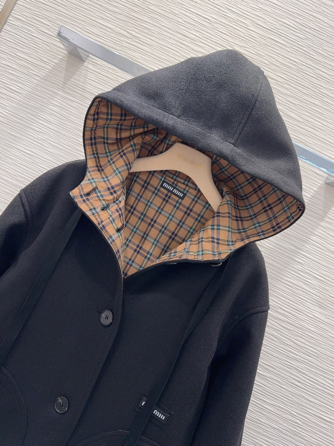 Miu**25fw new black coat