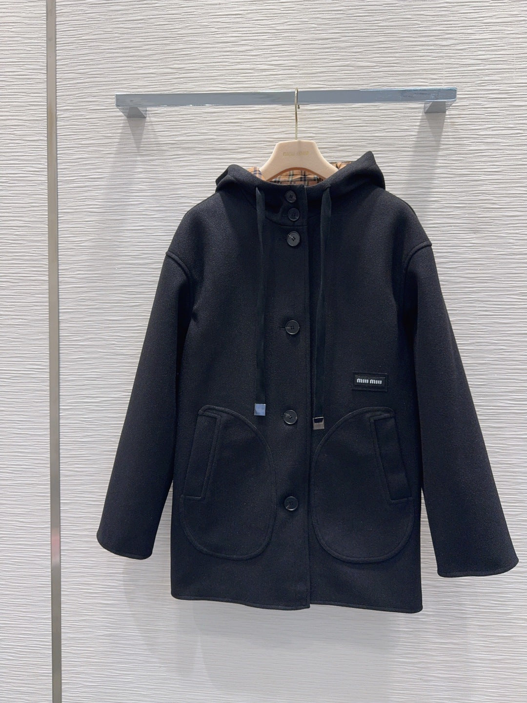 Miu**25fw new black coat