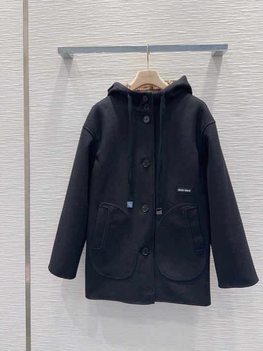 Miu**25fw new black coat