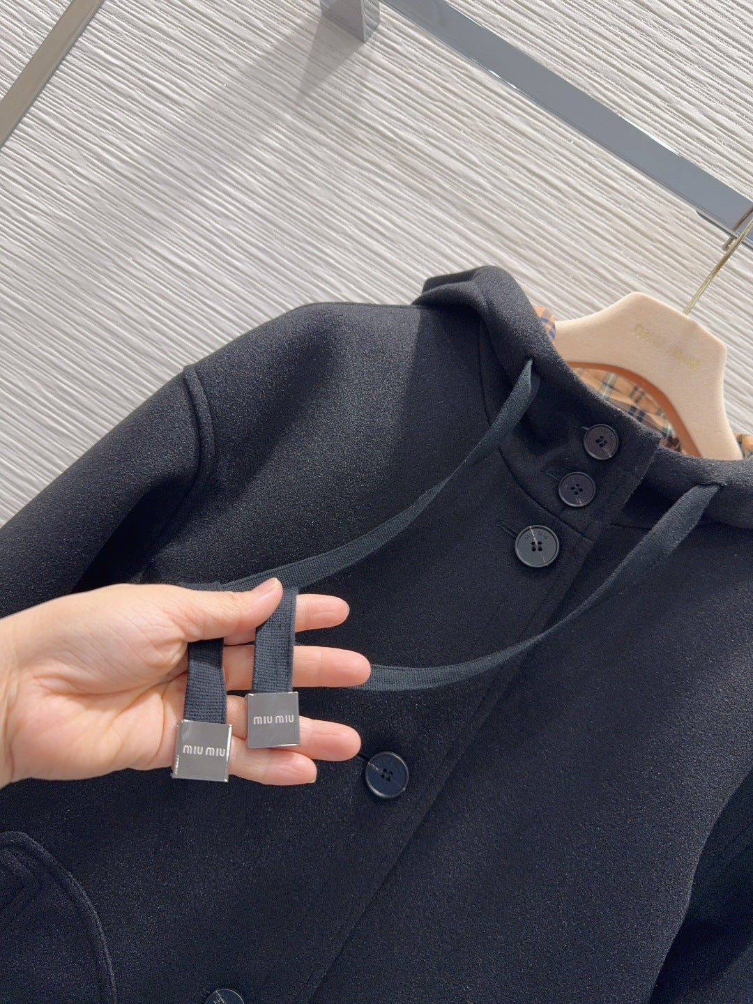 Miu**25fw new black coat