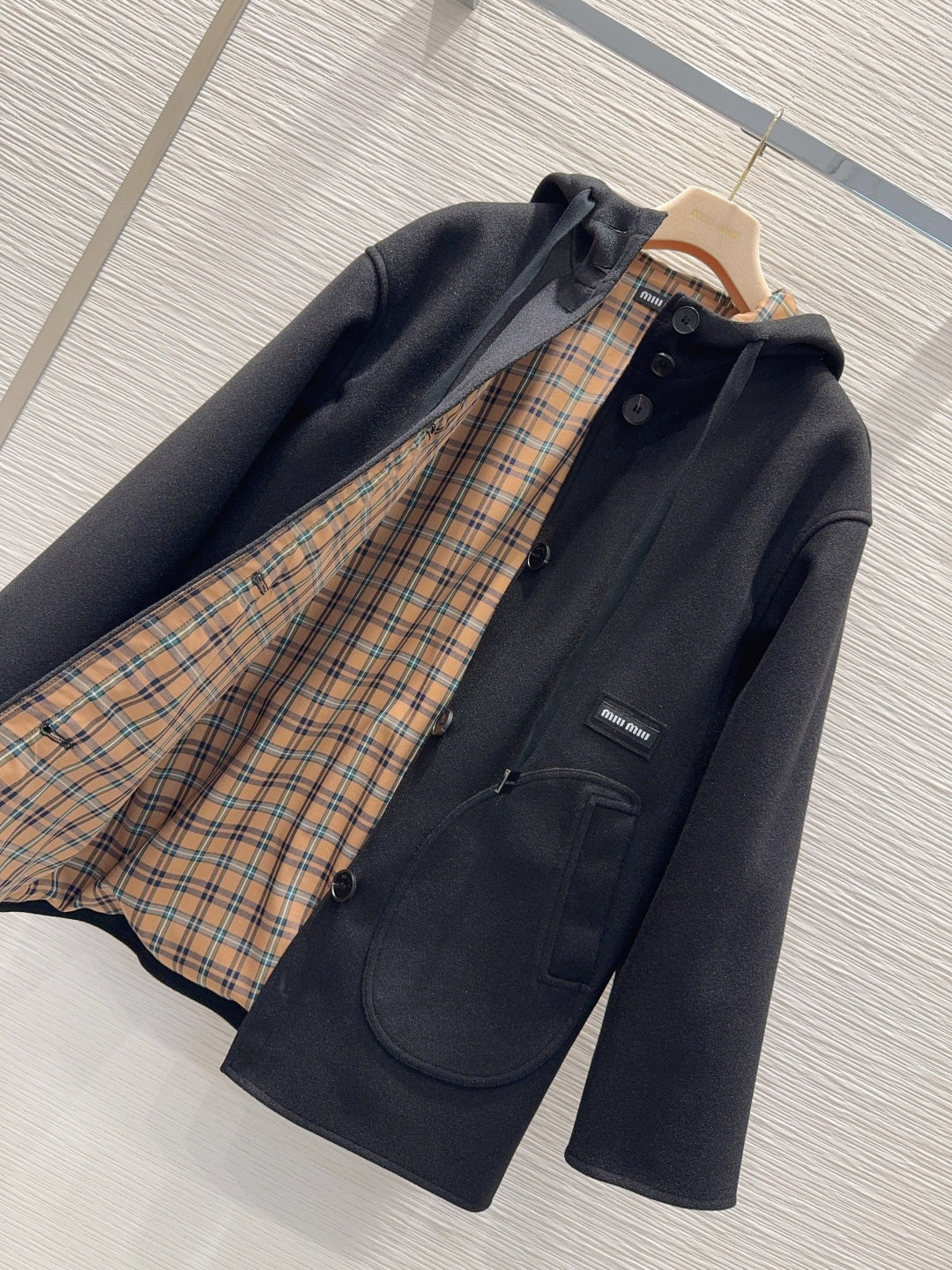 Miu**25fw new black coat