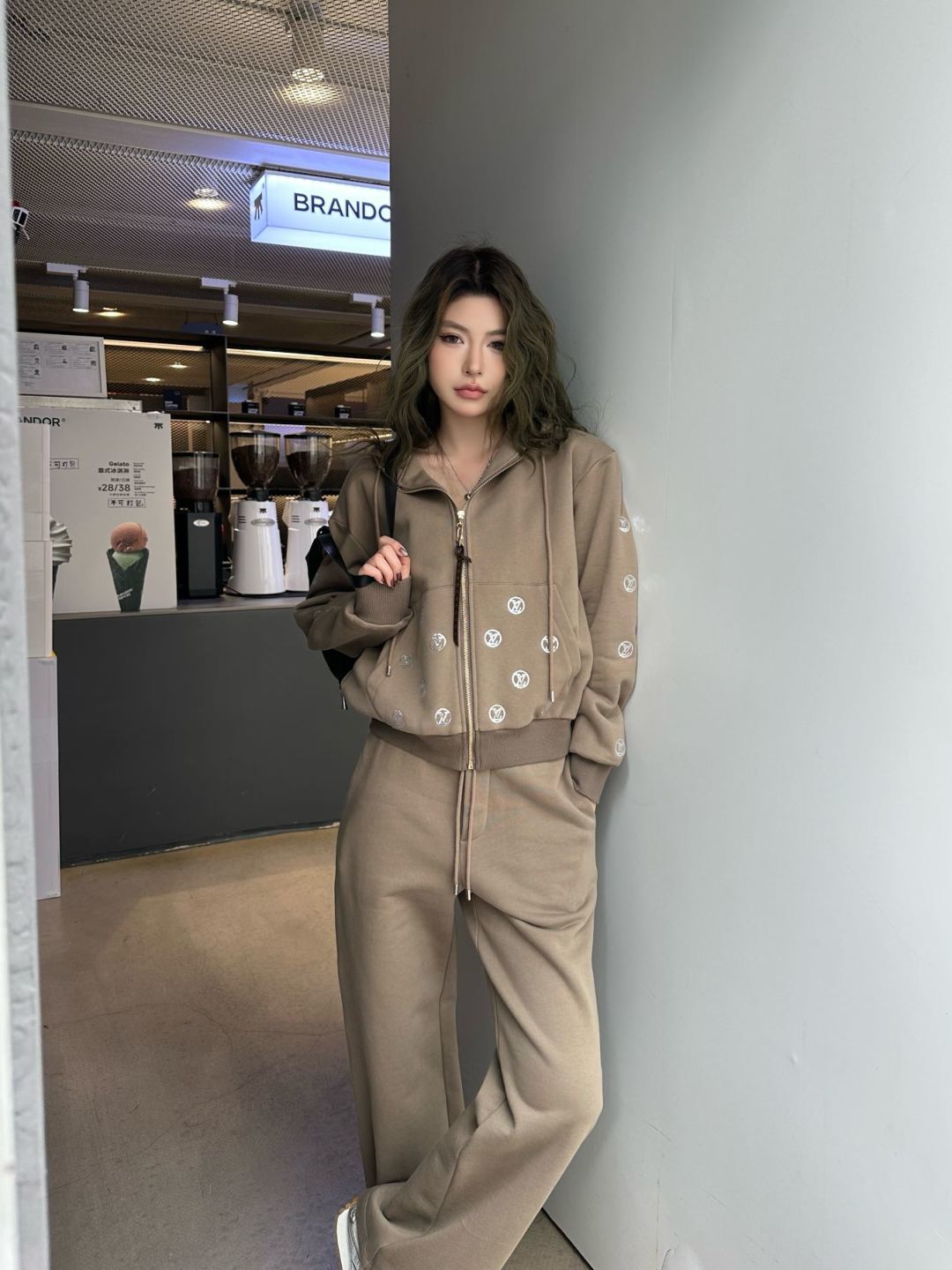 Lou**25fw new hoodie set