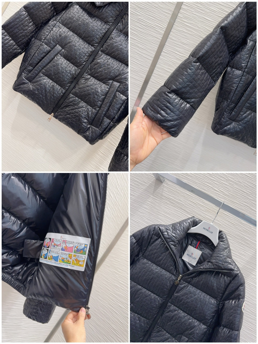Moc**25fw new black down jacket