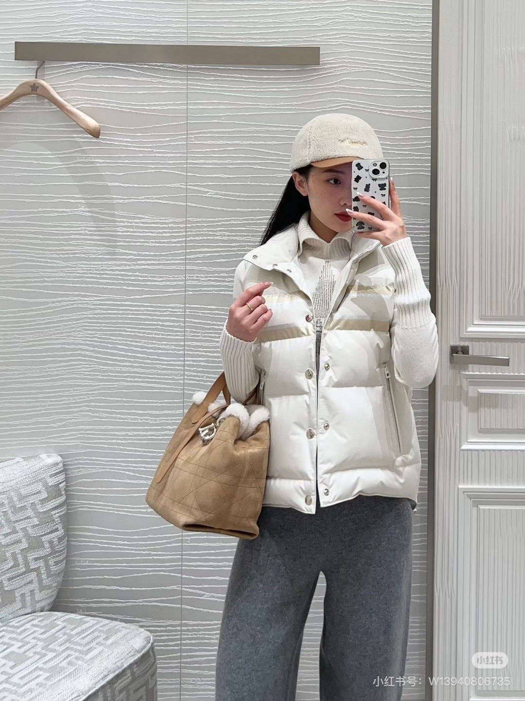 Cd 25fw new autumn/winter down vest coat