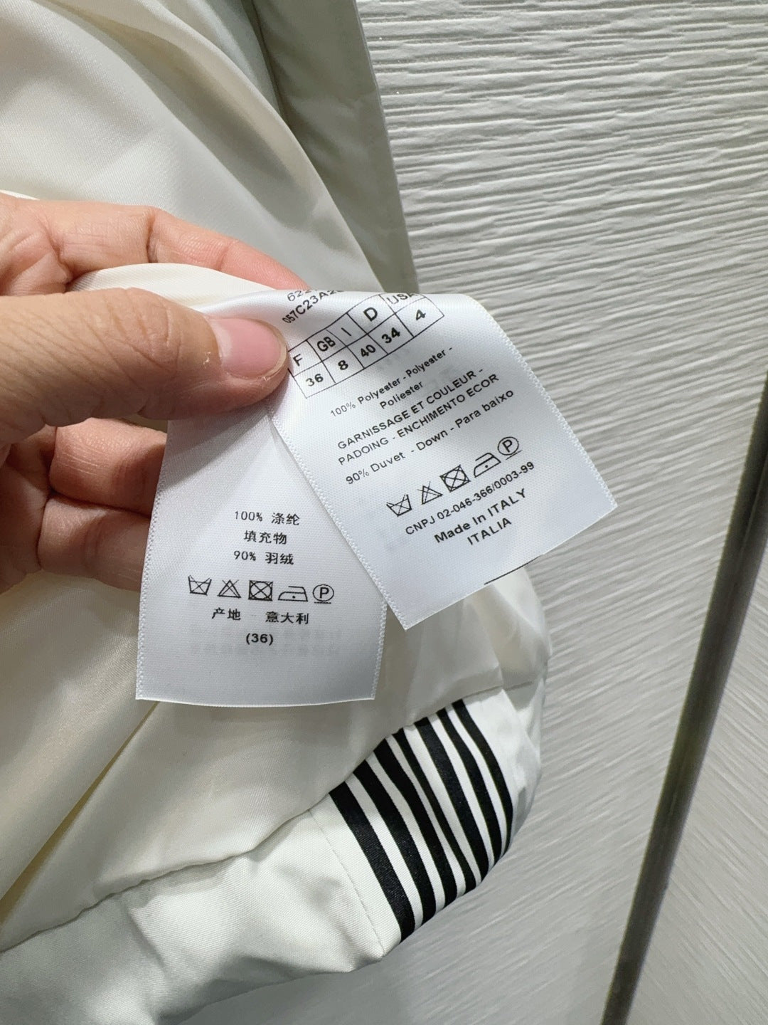 Cd 25fw new down vest jacket