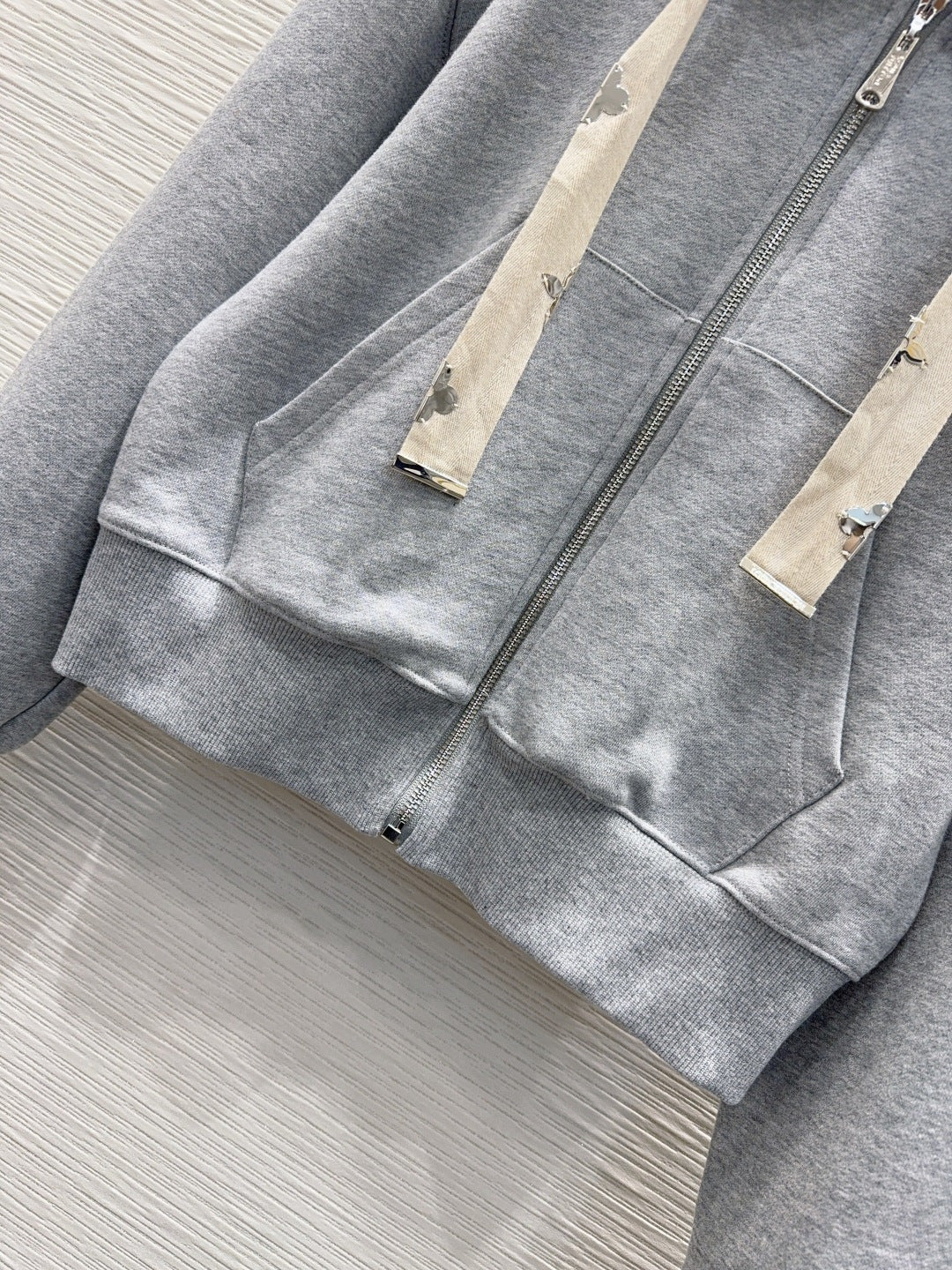 Lou 25fw hooded Zipper Set