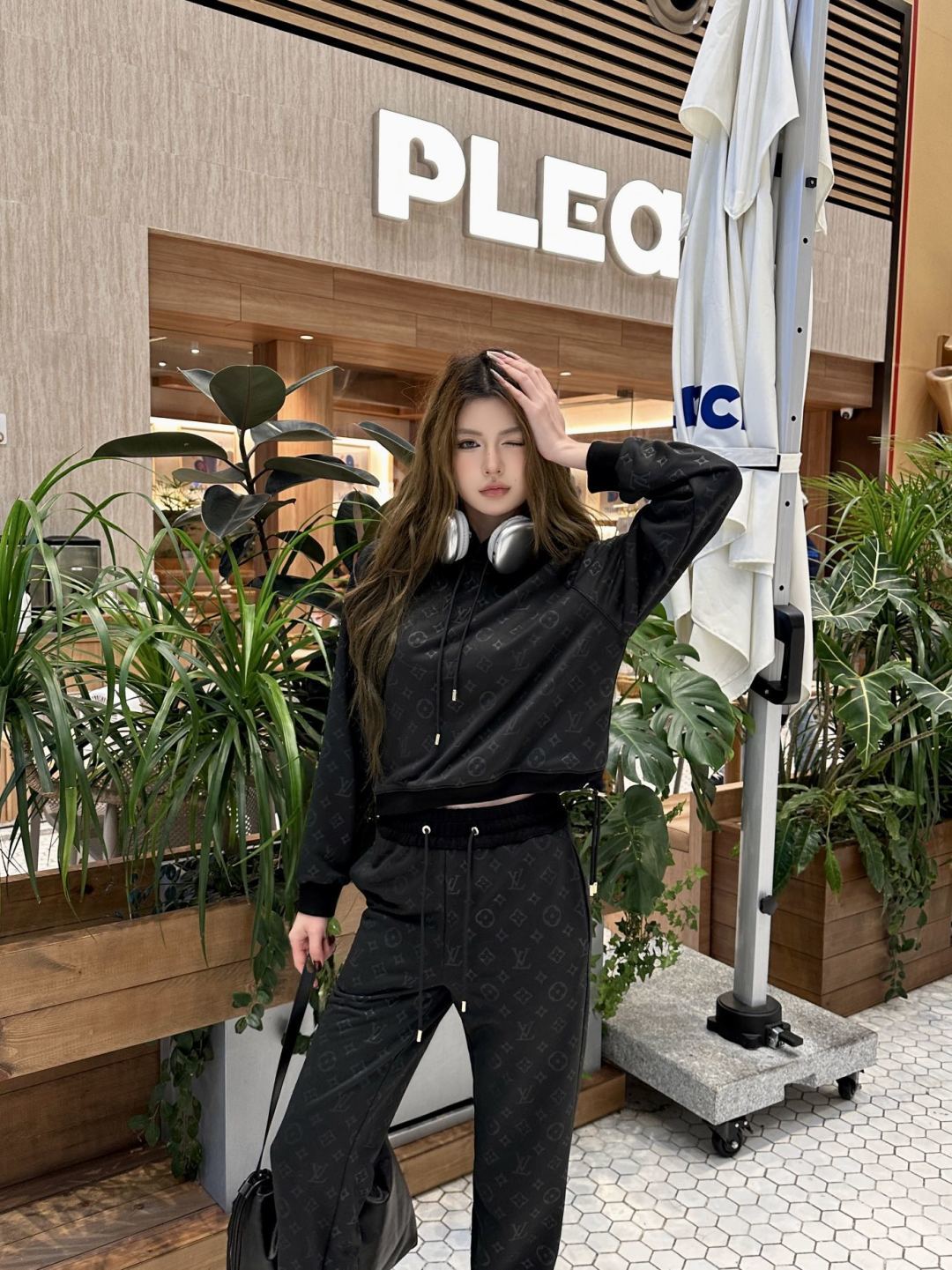 Lou 25fw retro elegant slimming set