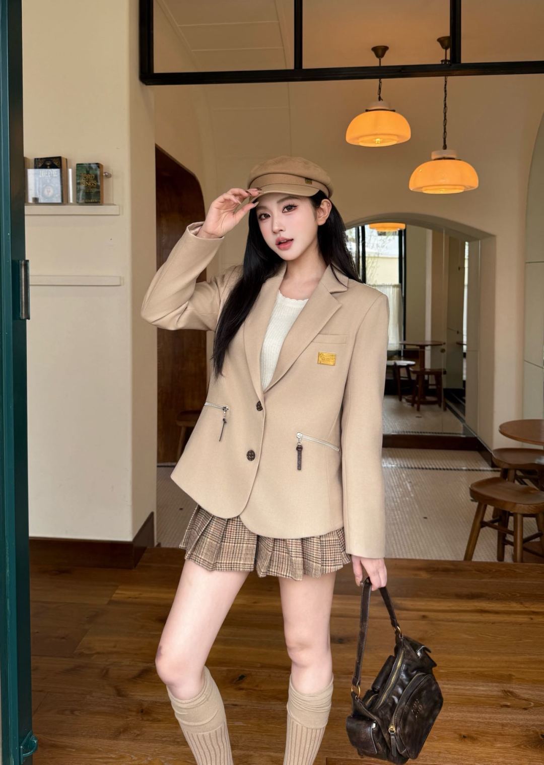 Lou 25fw simple and elegant suit jacket