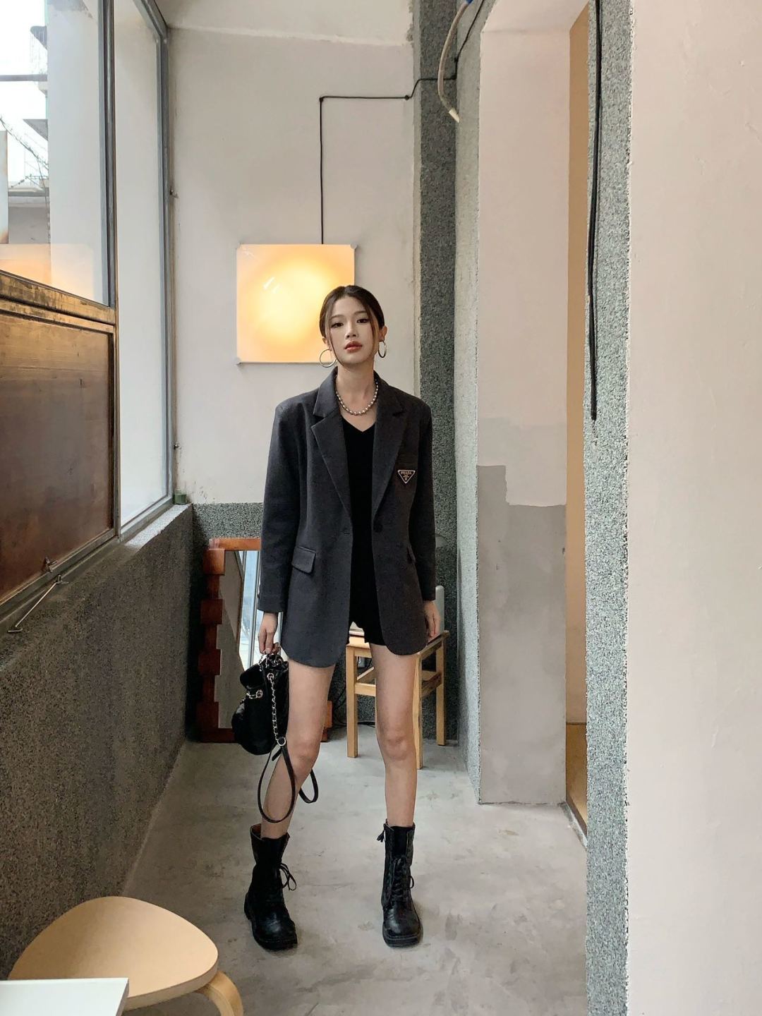 Pra 25fw new wool suit jacket