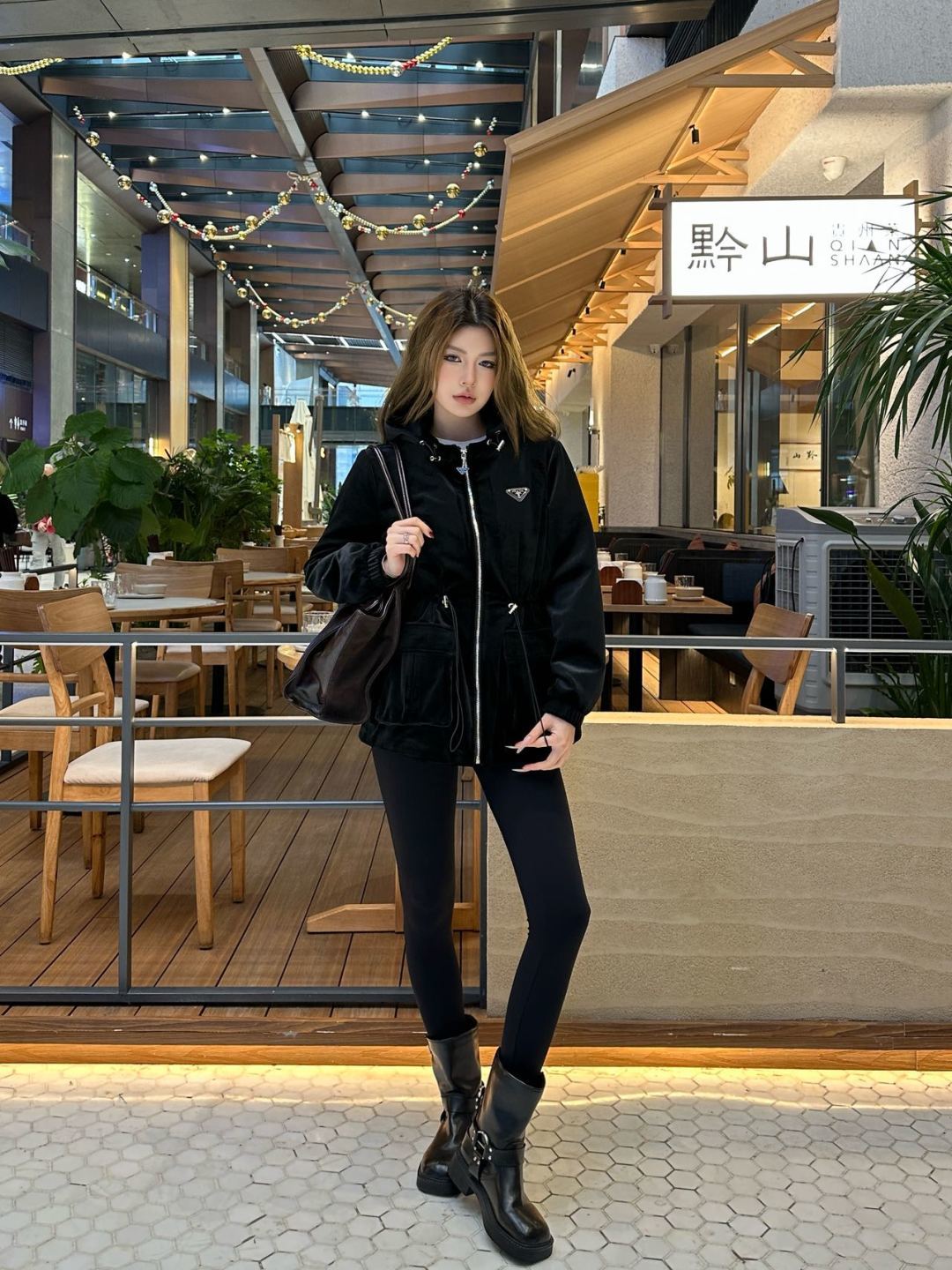 Pra 25fw new hooded mid-length coat