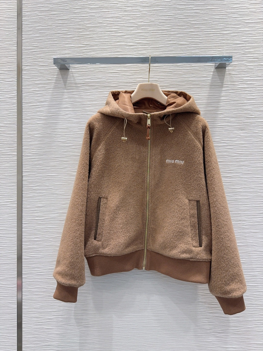 Mu 25fw hooded Zip-Up Casual Jacket