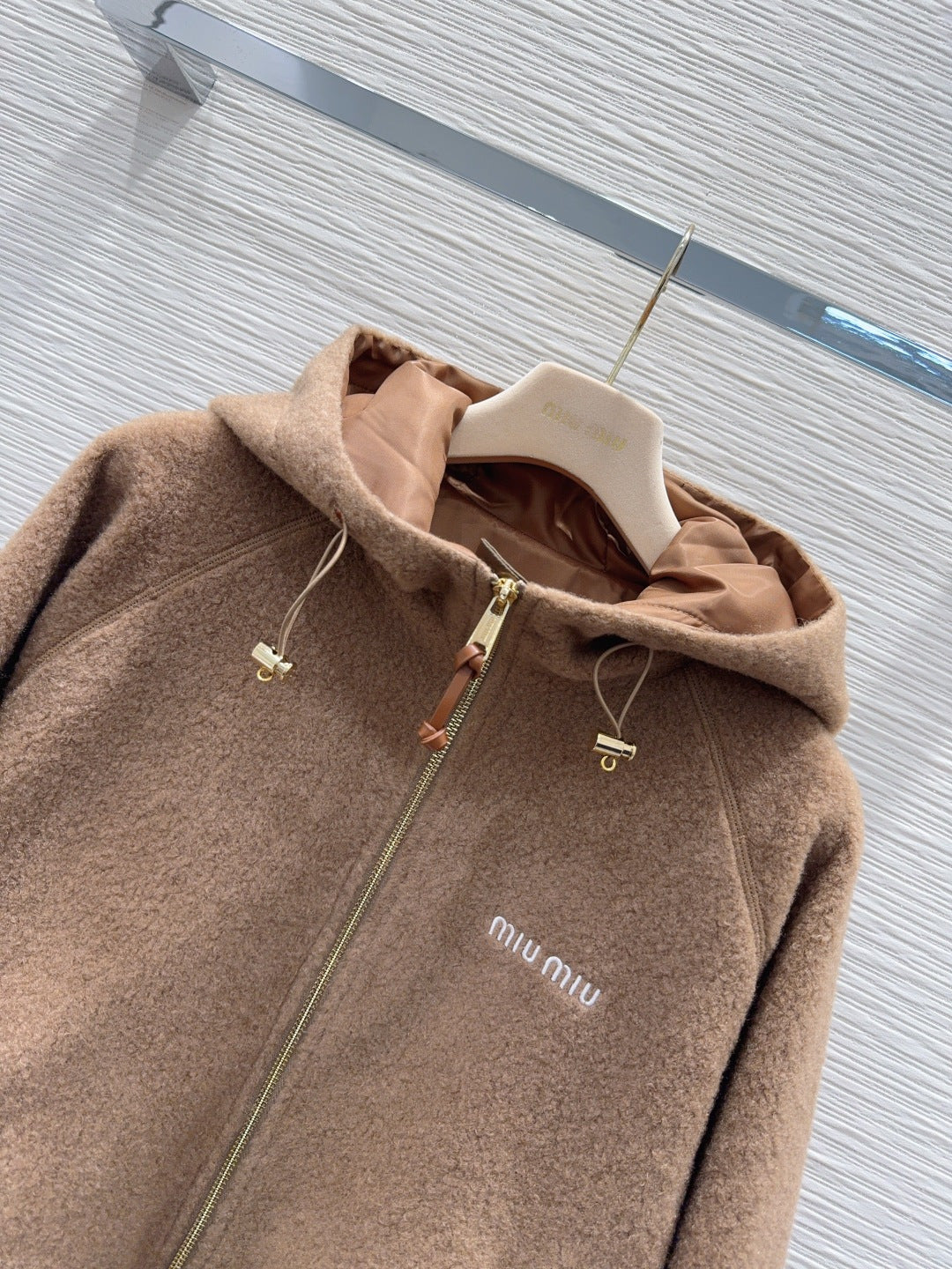 Mu 25fw hooded Zip-Up Casual Jacket
