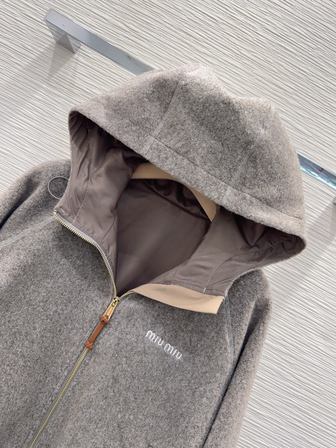 Mu 25fw hooded Zip-Up Casual Jacket