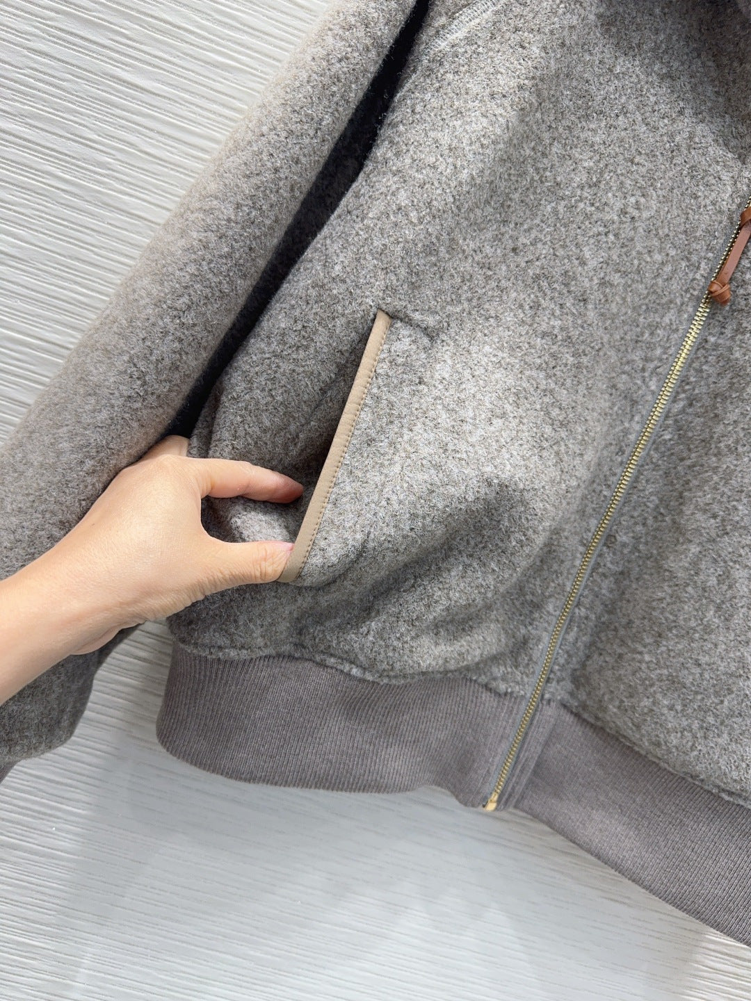 Mu 25fw hooded Zip-Up Casual Jacket