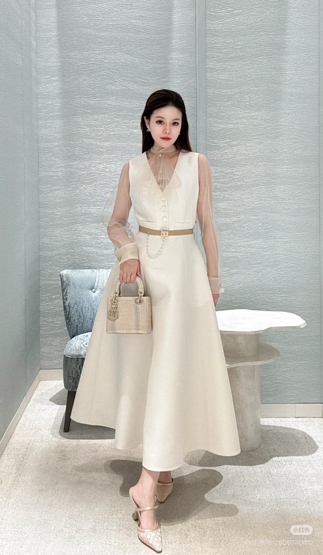 Cd 2026 Early Spring New Vest Dress