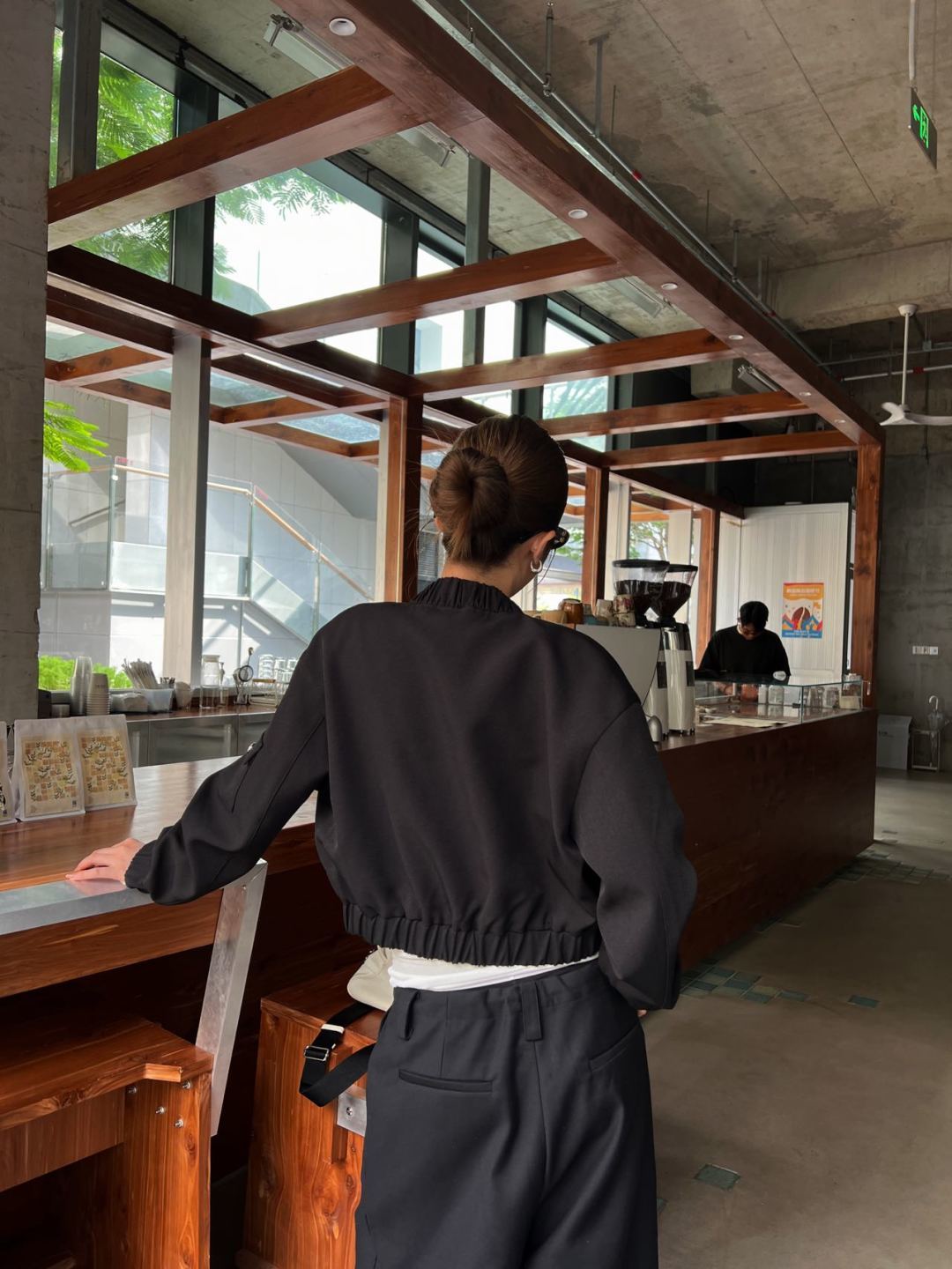 Pra 25fw fashionable classic triangle logo jacket