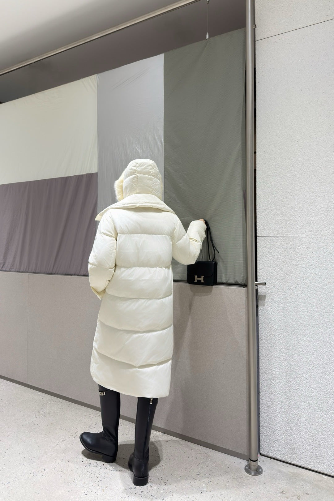 Moc**25fw new fox fur collar down jacket